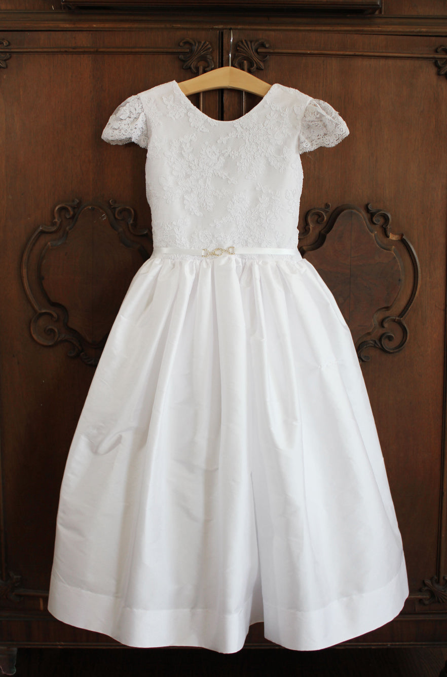 White Lace Dress 4992