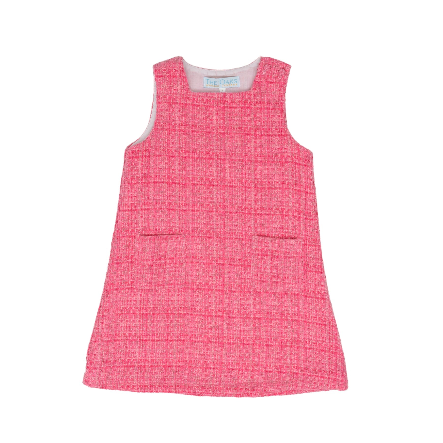 Pink Tweed Jillian Jumper