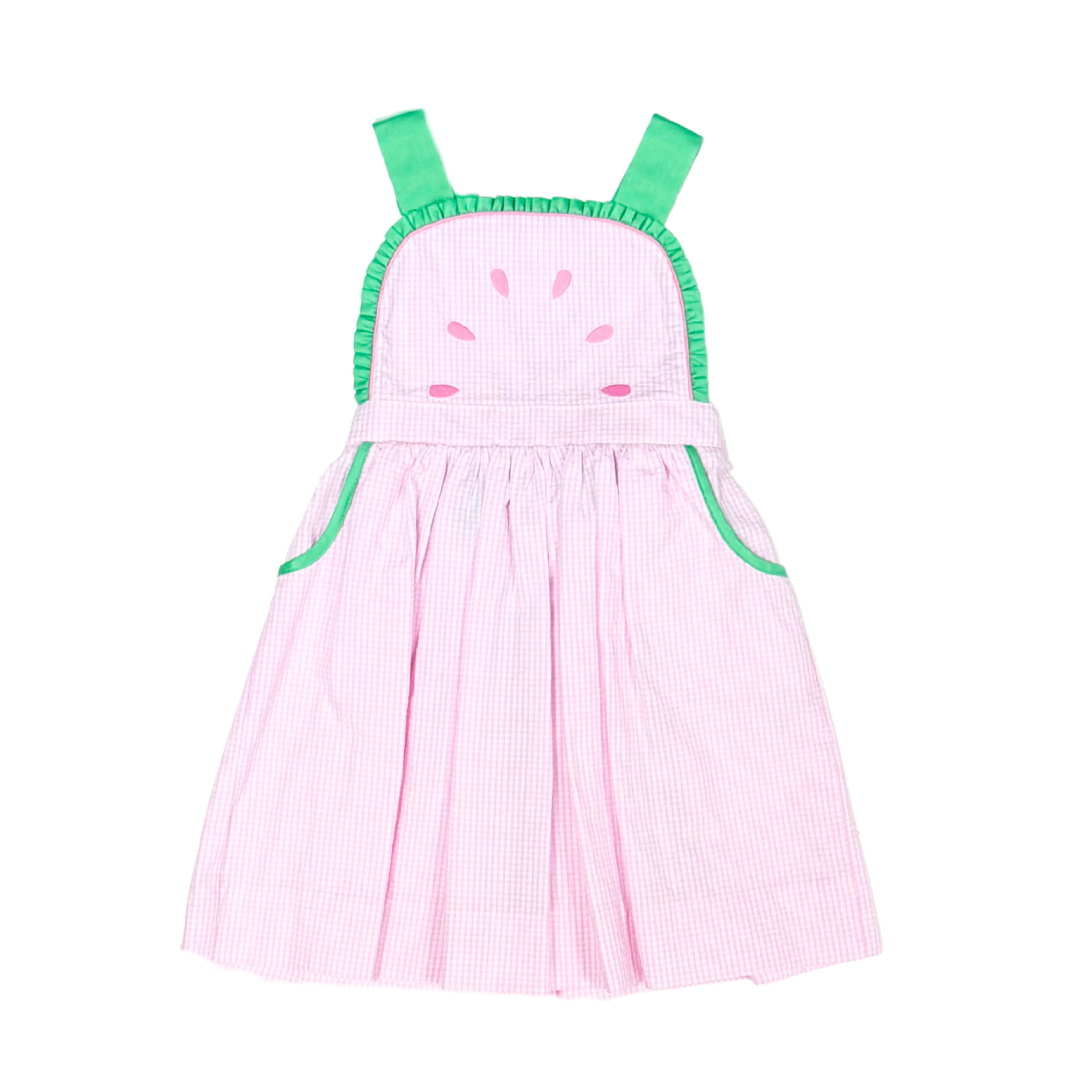 Pink Watermelon Ruffle Dress