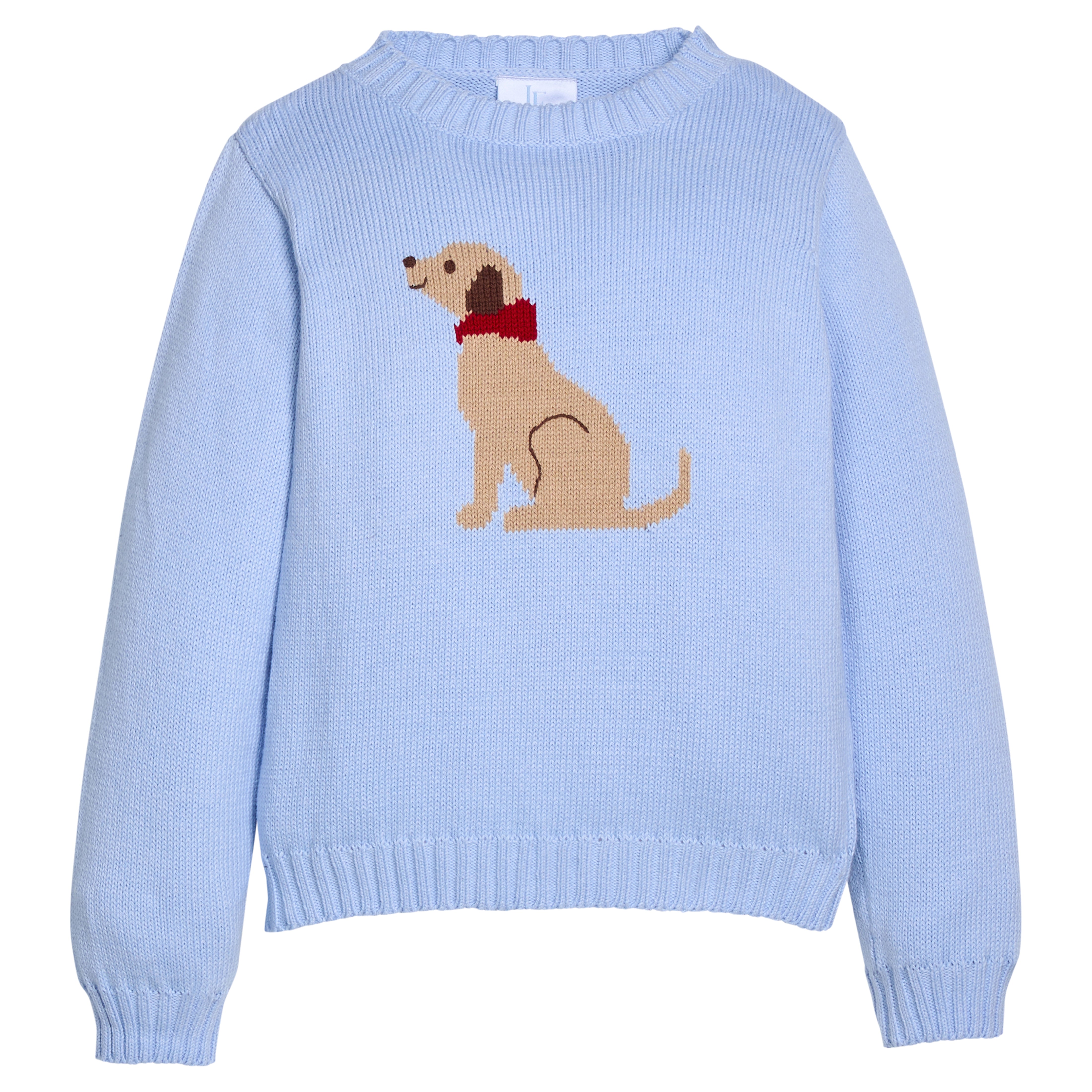Blue Seated Lab Sweater