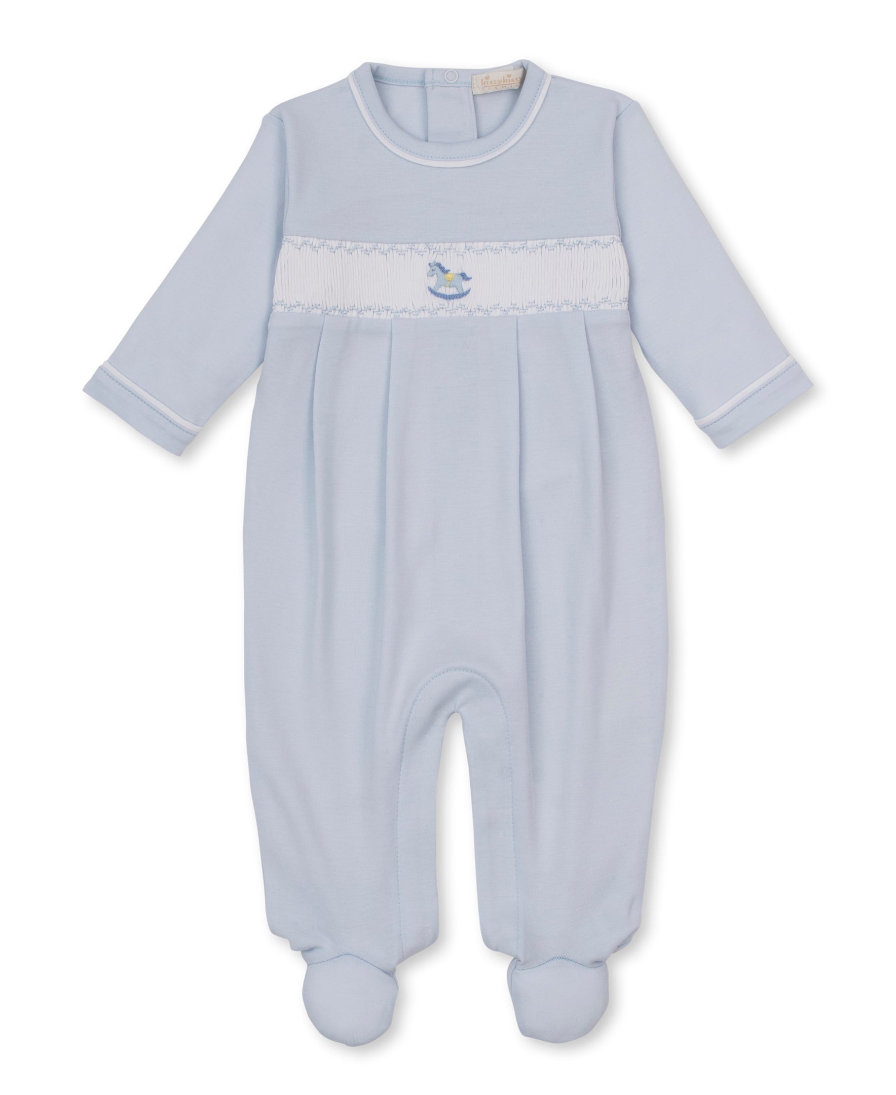 CLB Blue Rocking Horse Footie