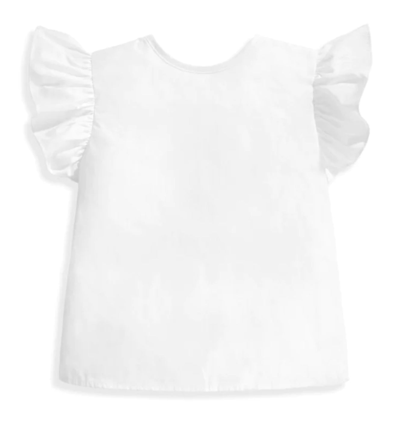 White Back Bow Blouse