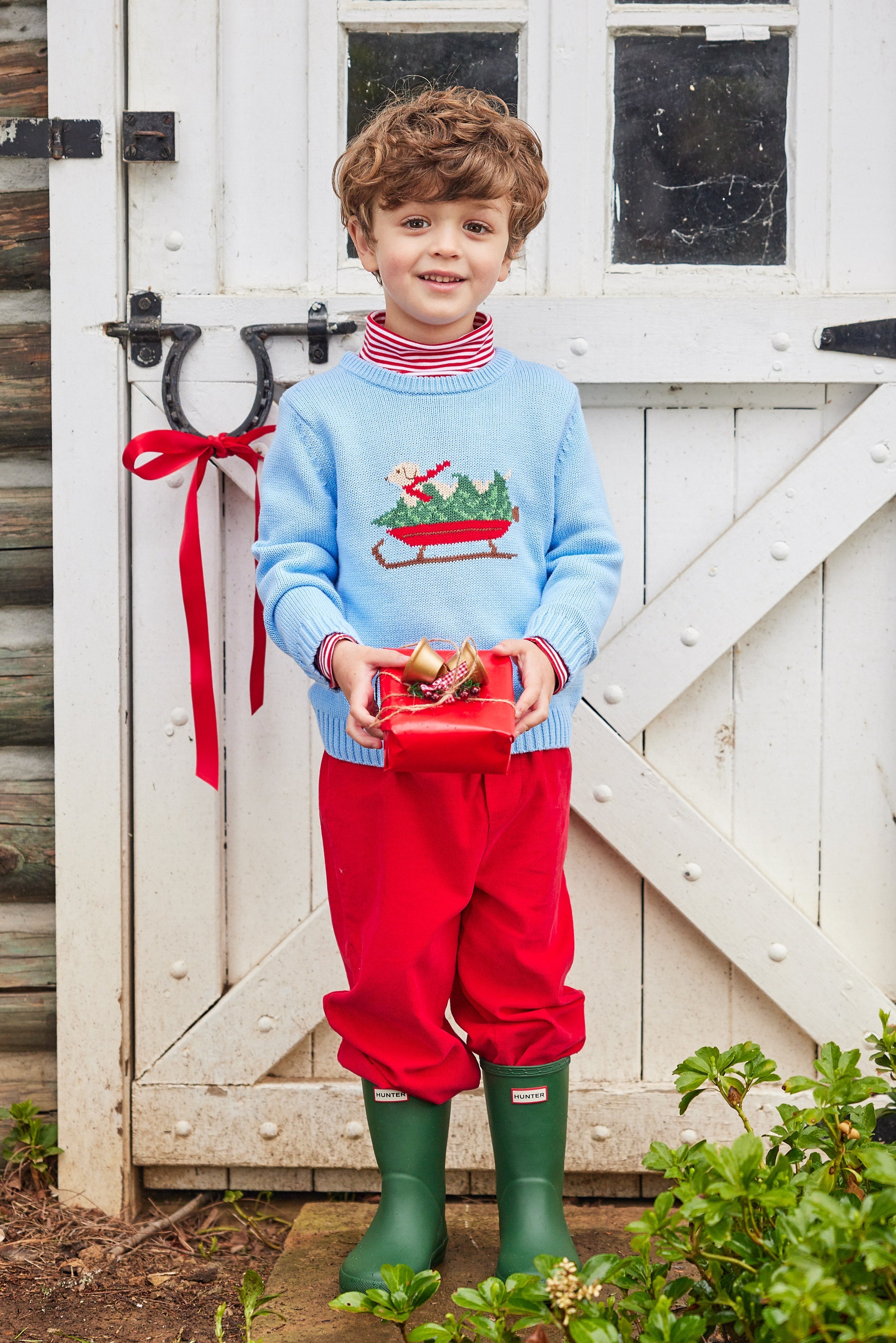 Red Cord Banded Pants