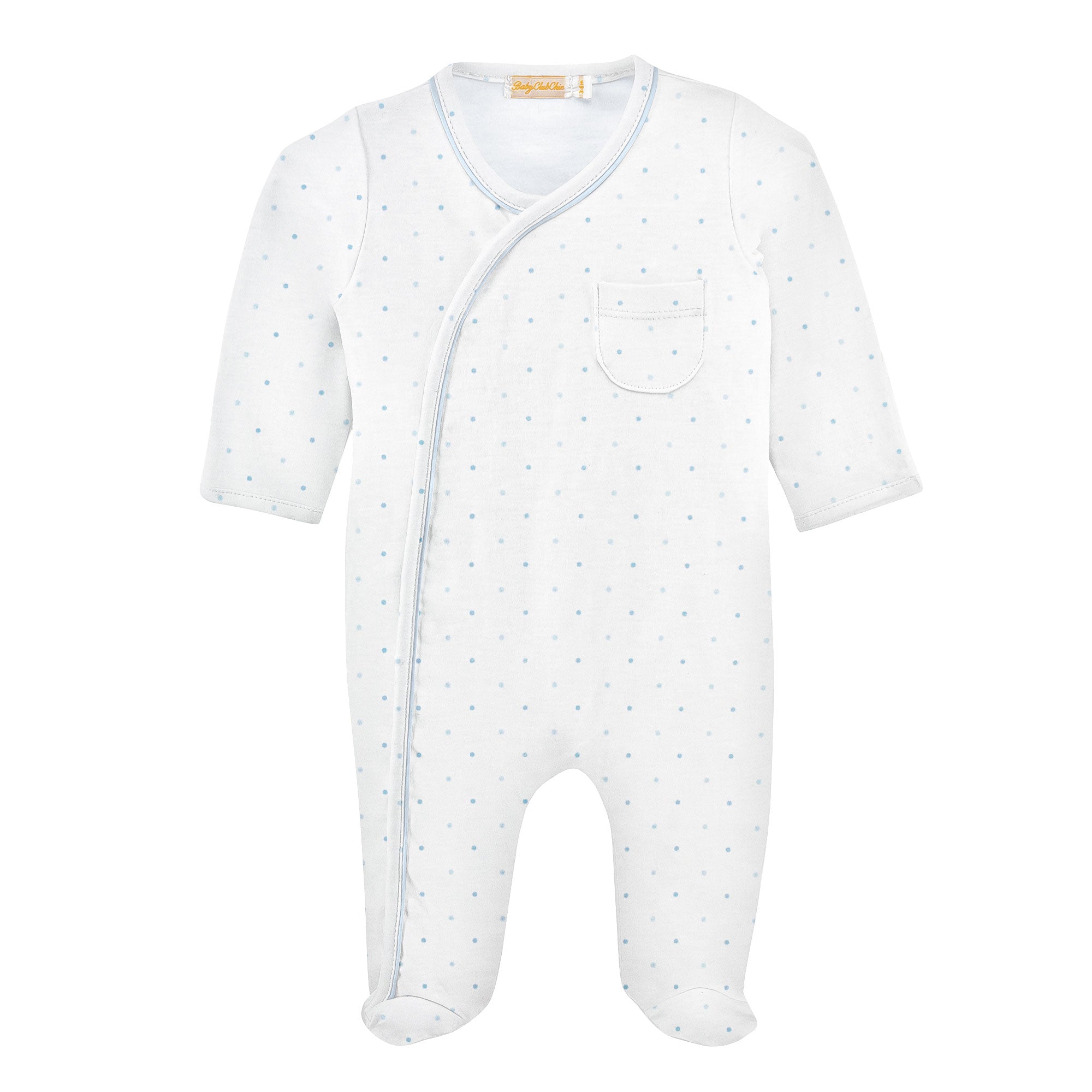 Blue Dots Crossover Footie