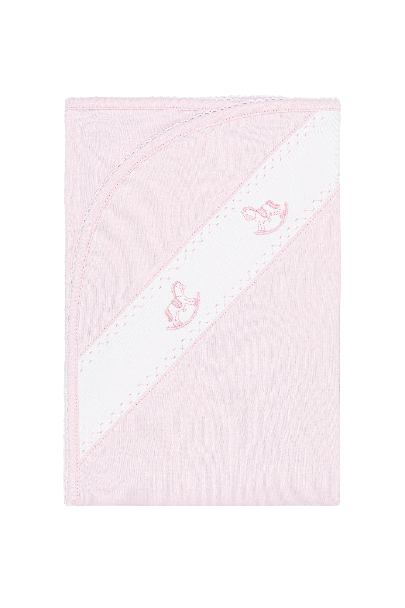 Rocking Horse Pink Blanket