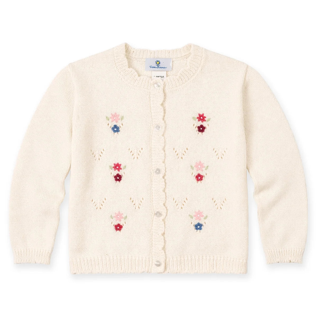 Flower Embroidered Cardigan