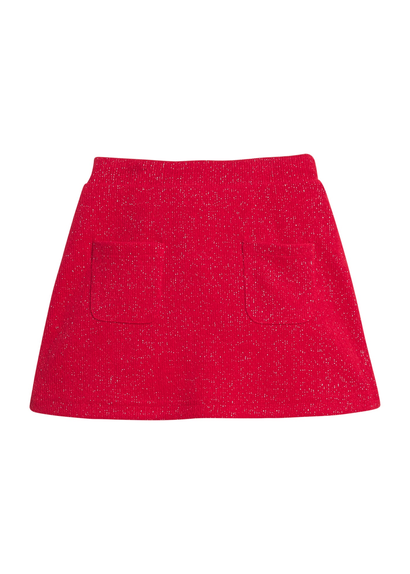 Crimson Patch Pocket Skort