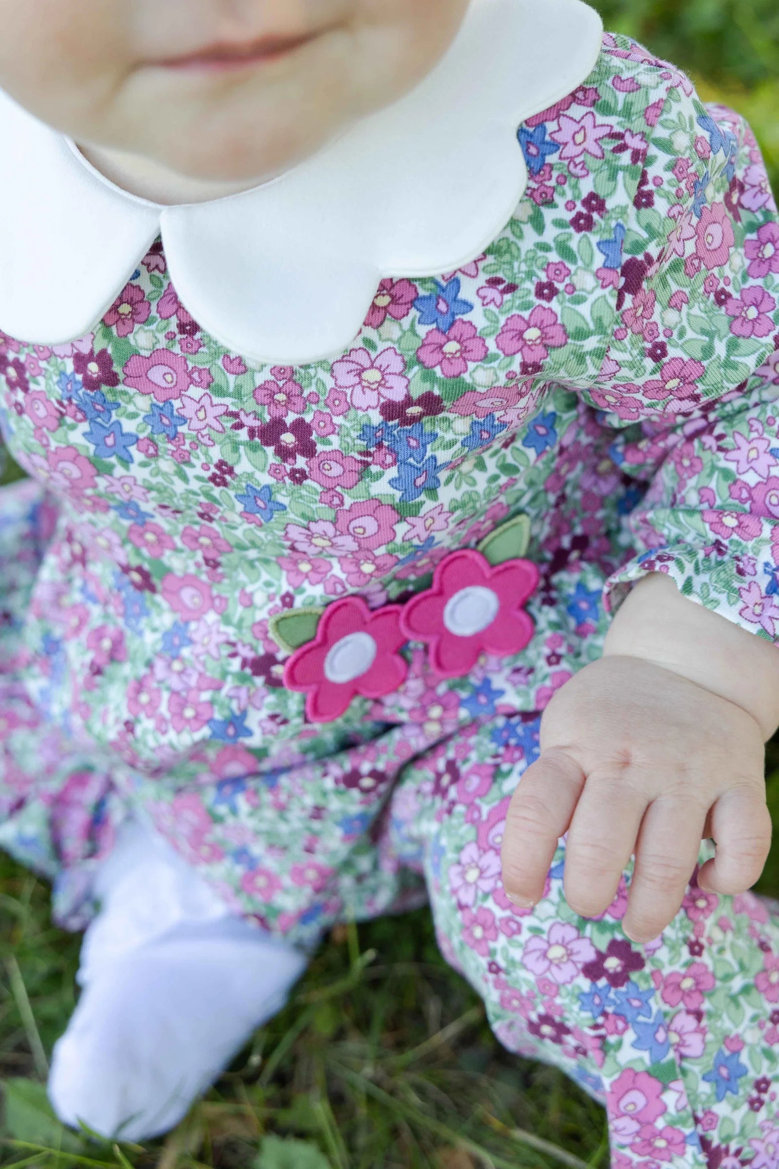 Floral Knit Romper