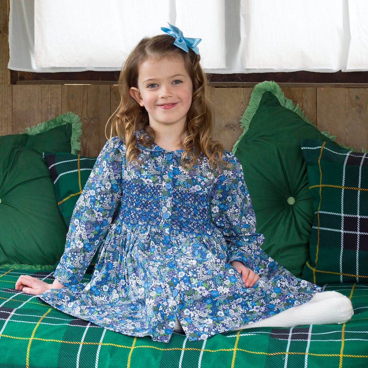Dahlia Smocked Button Dress