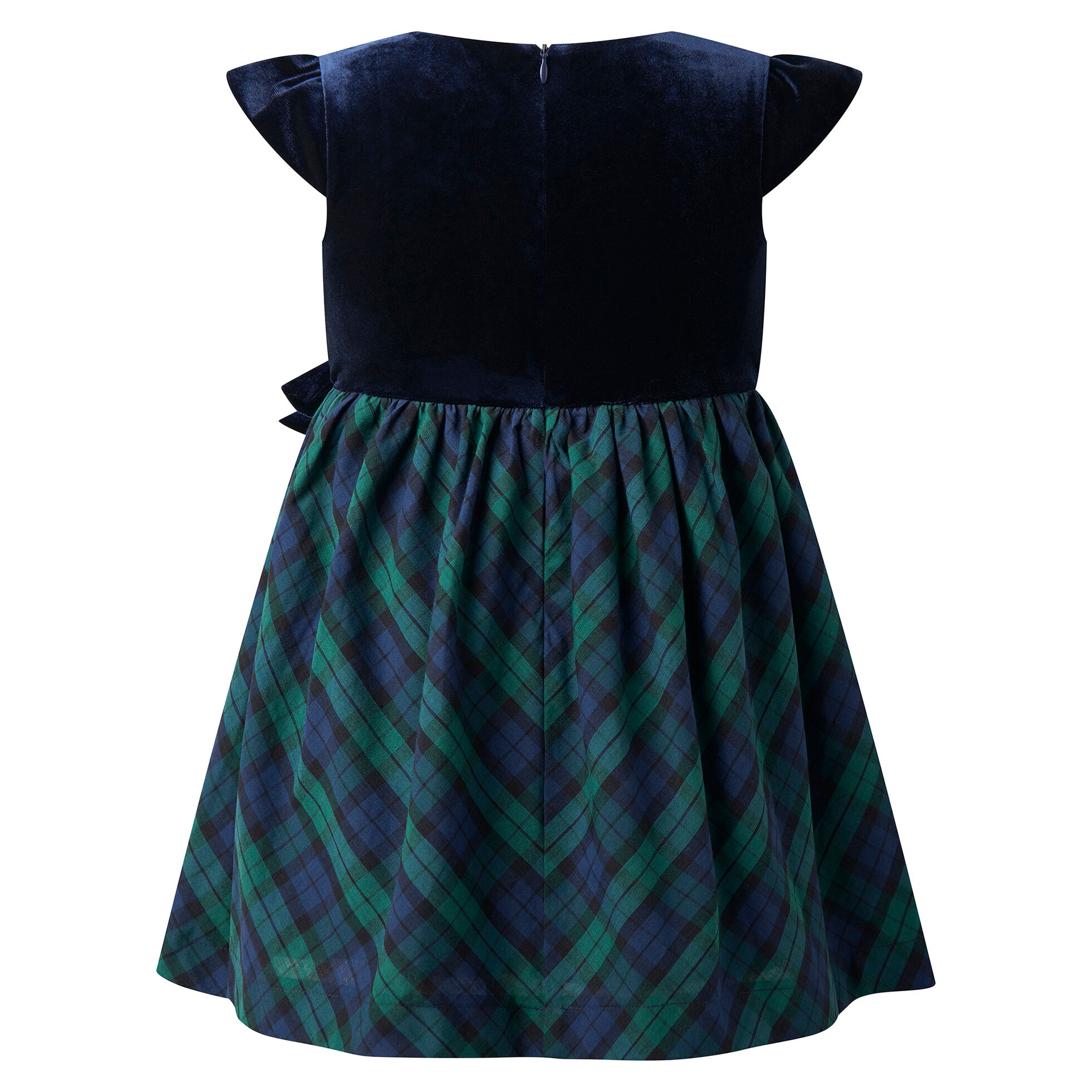 Velvet Blackwatch Party Dress