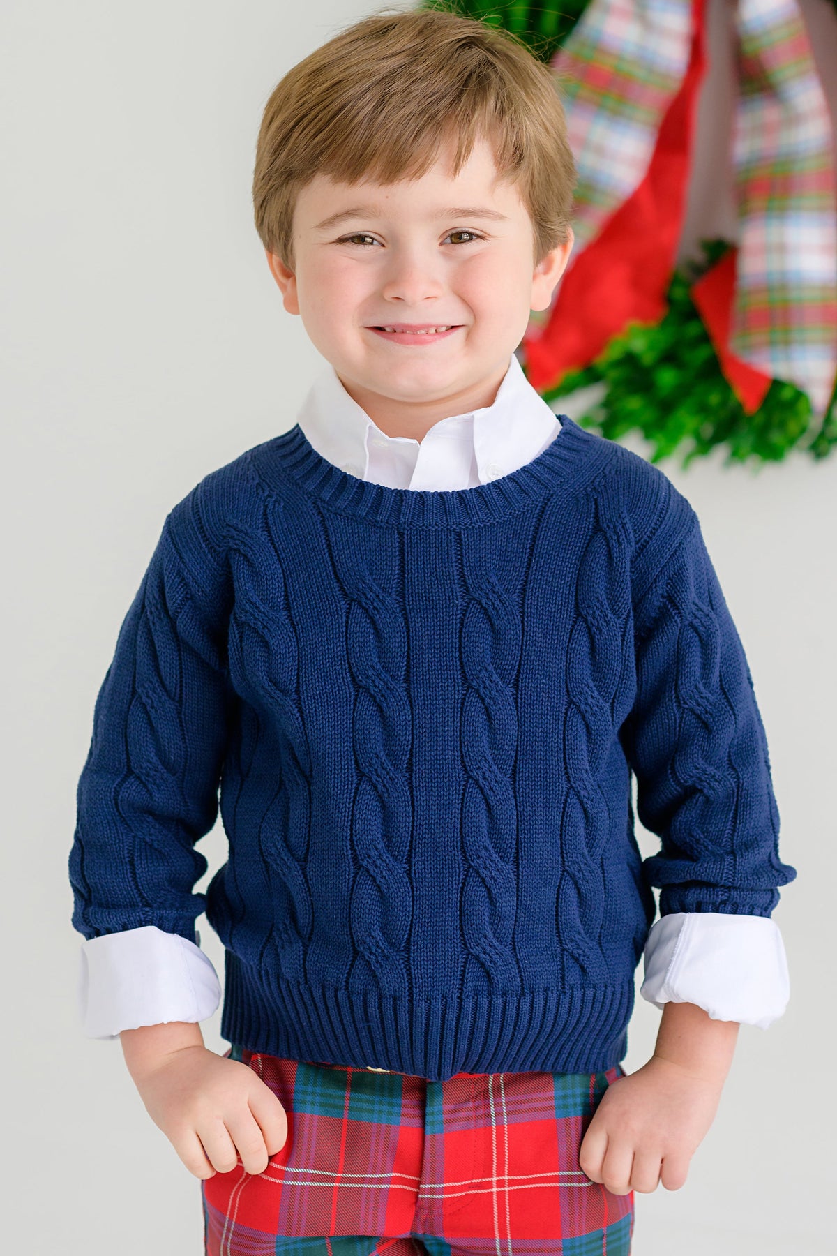 Kids Cashiers Crew Neck - Navy main image 1
