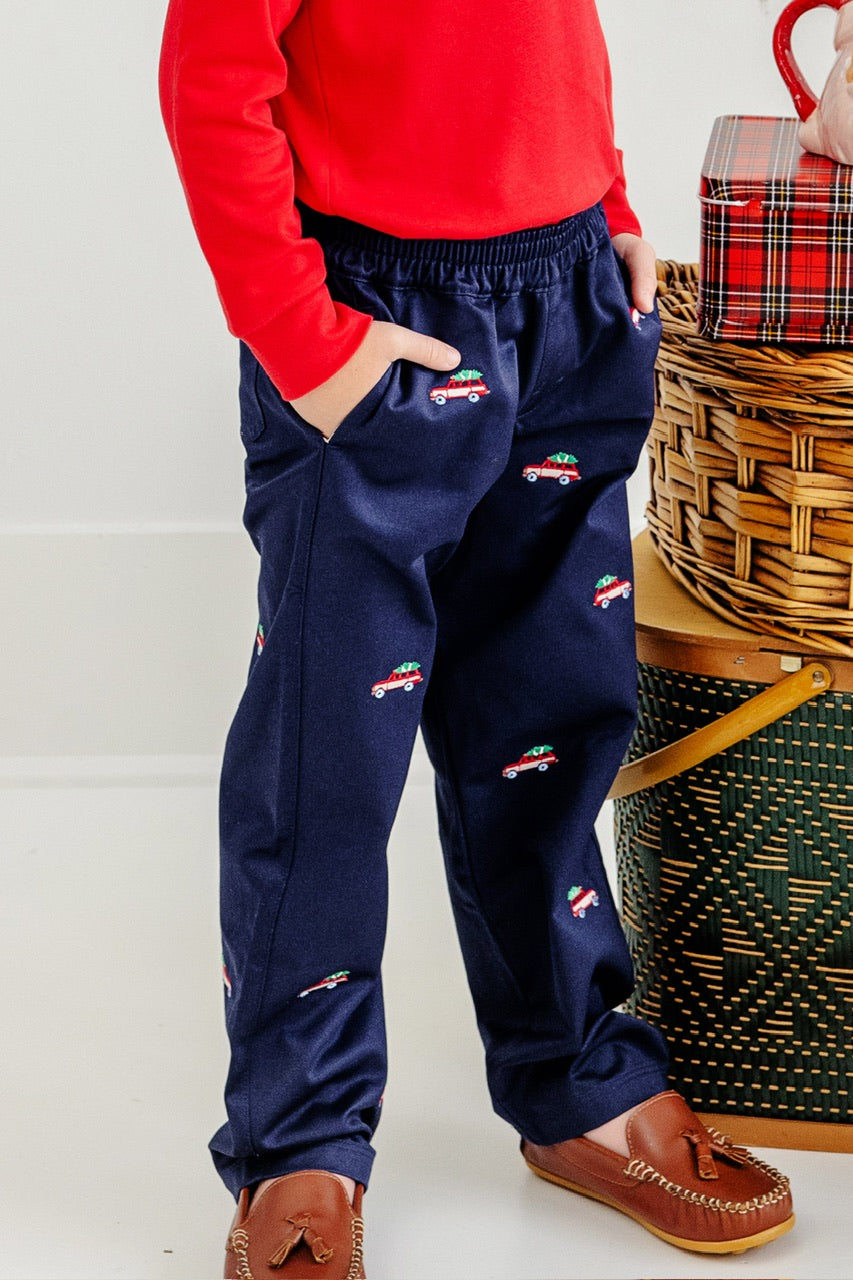 Navy Woody Sheffield Pants