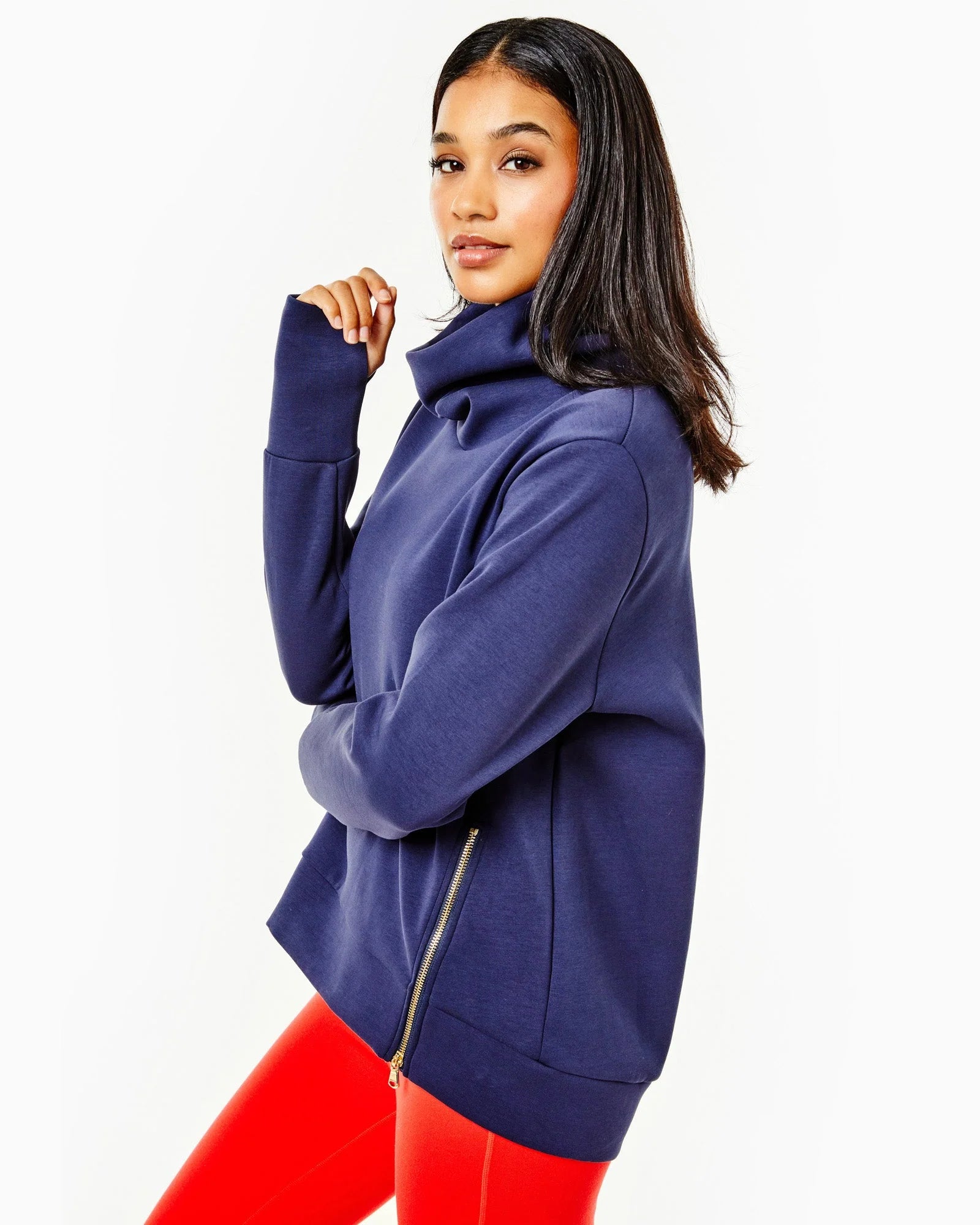 The Everyday Pullover in Navy