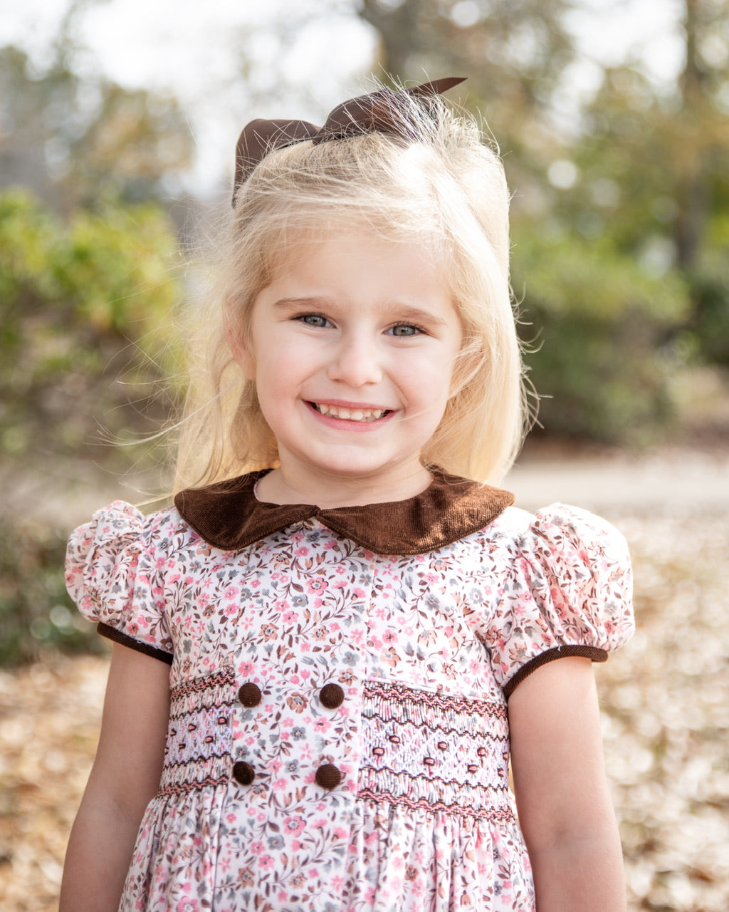 Floral Smocked Cary Dress