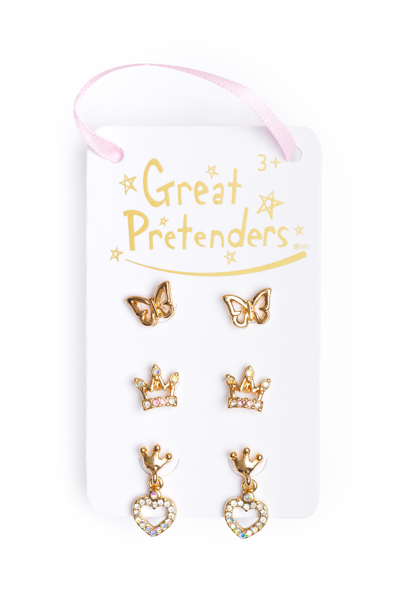 Great Pretenders Boutique Royal Crown Studded Earrings Great Pretenders Boutique Royal Crown Studded Earrings