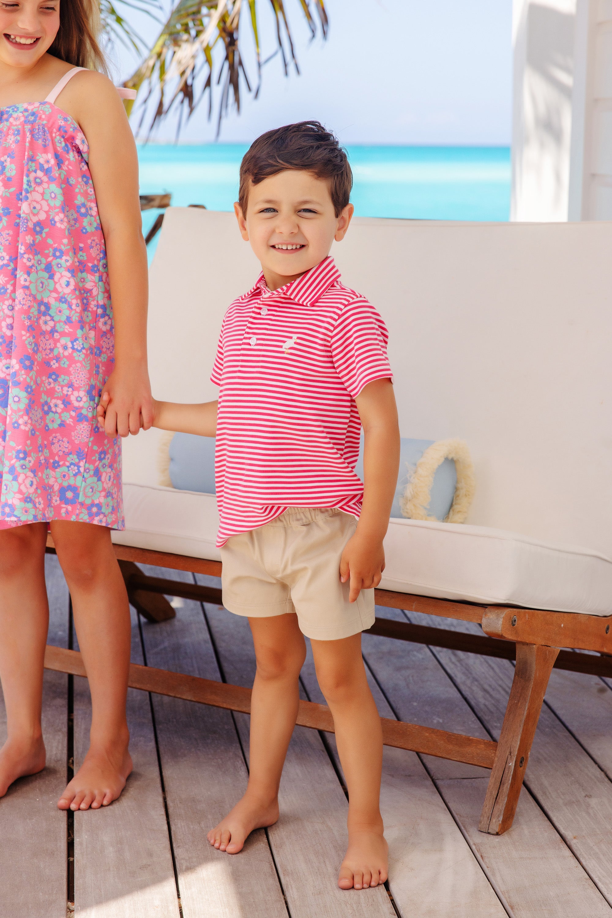 Punch Stripe Prim Polo