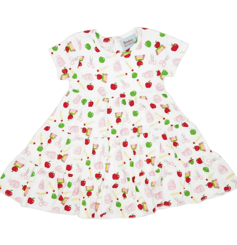 Back to School Print Dress