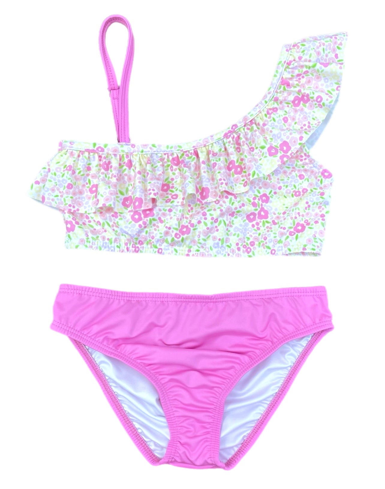 Fuchsia Floral Two Piece Swim