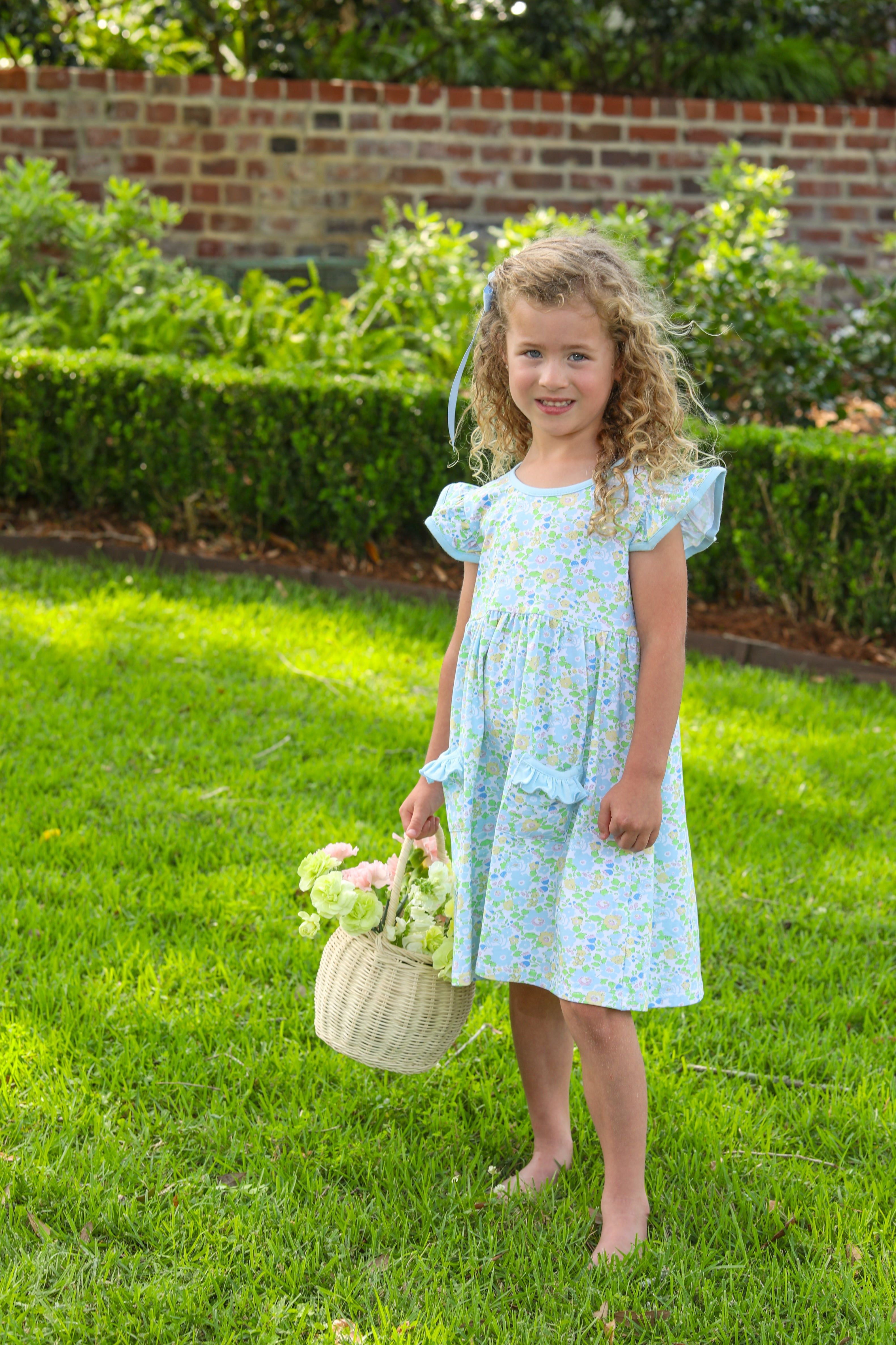 Blooming Floral Pockets Dress