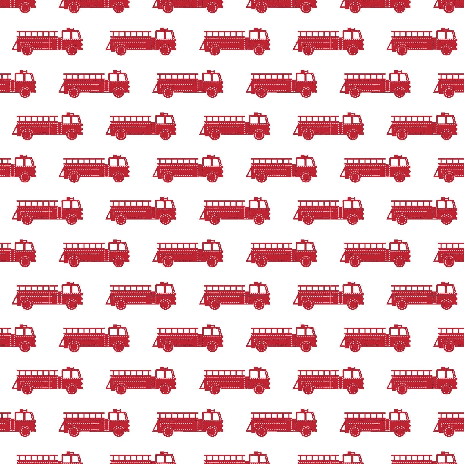 Fire Truck Parker Footie