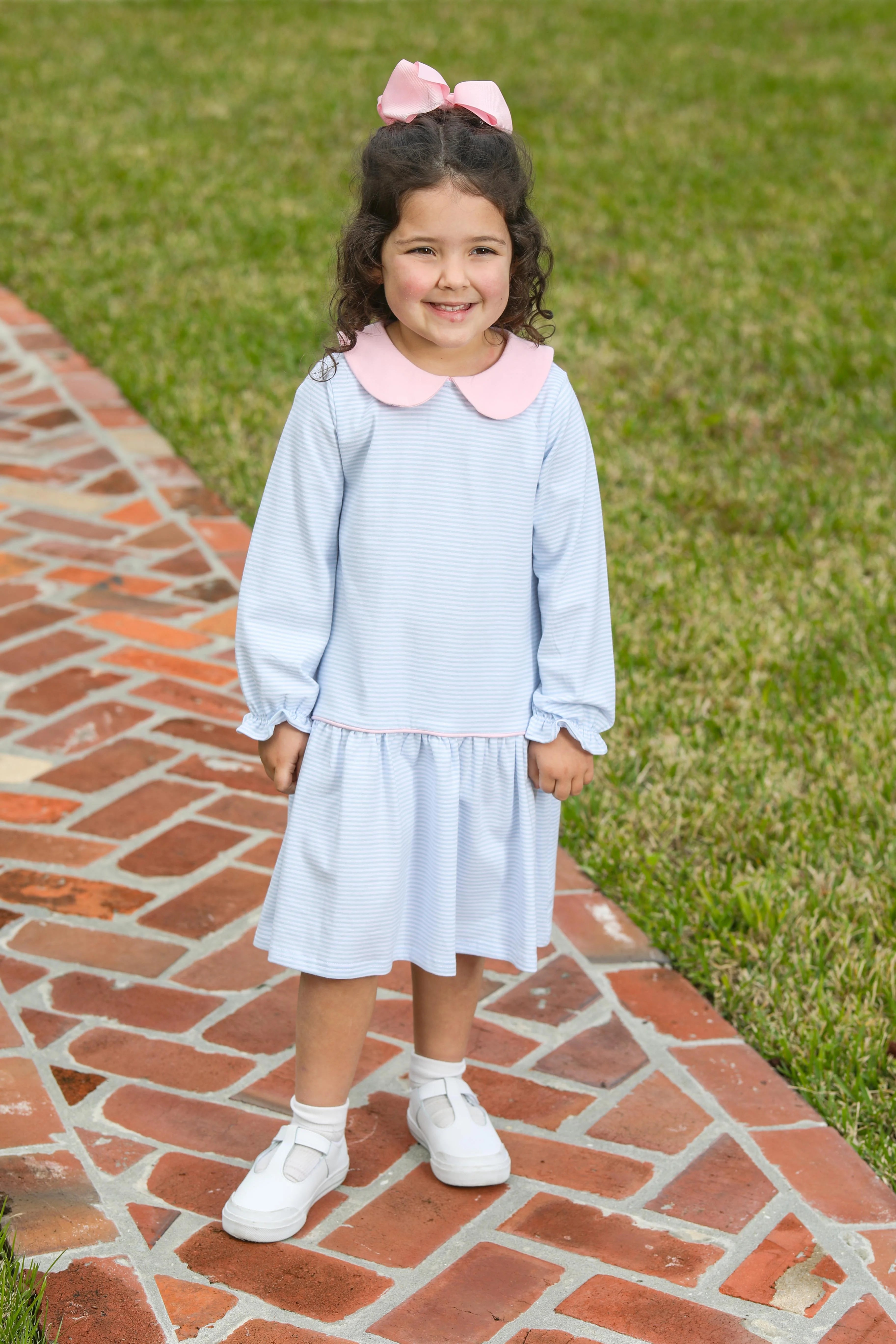 Blue Stripe Katherine Dress