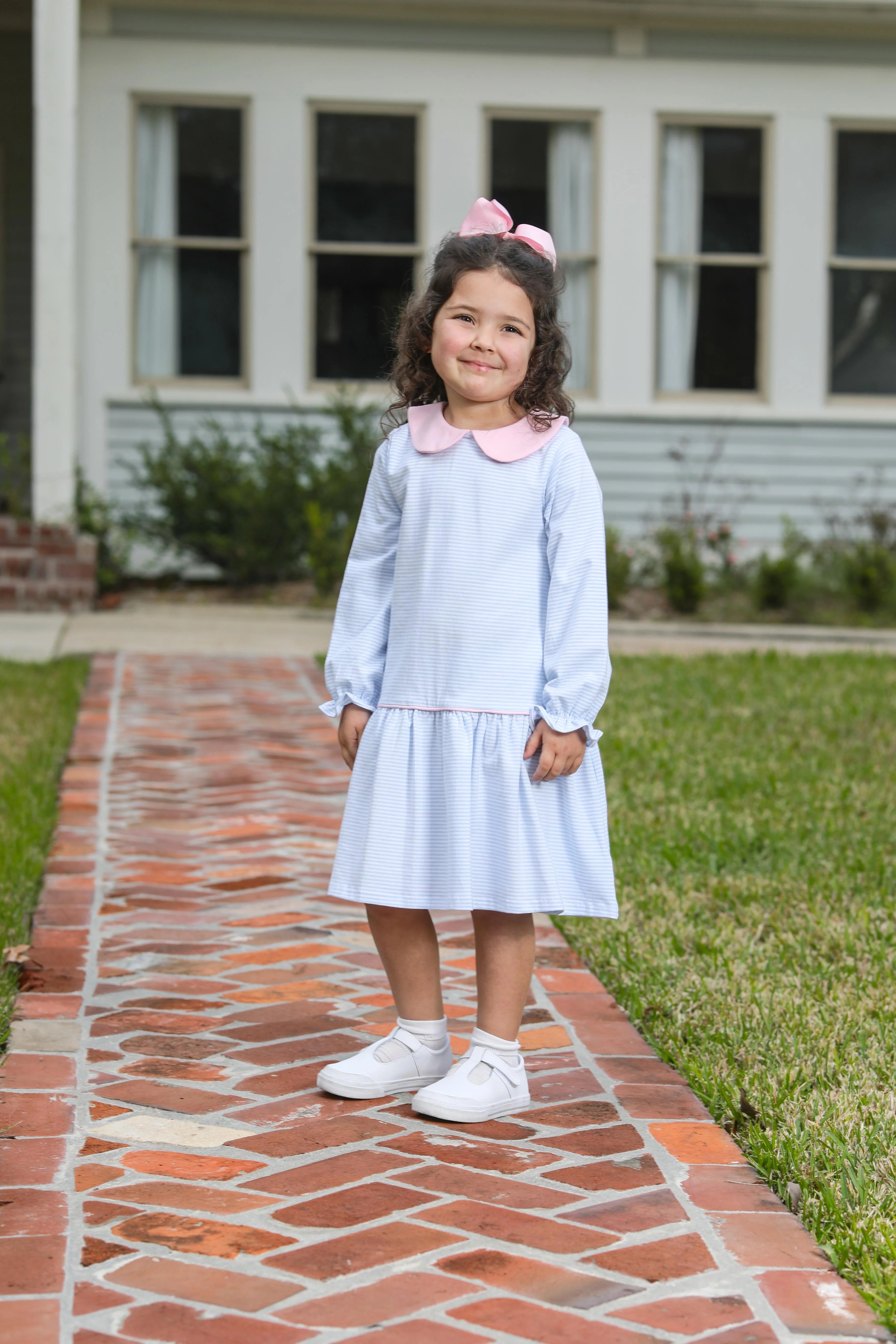 Blue Stripe Katherine Dress