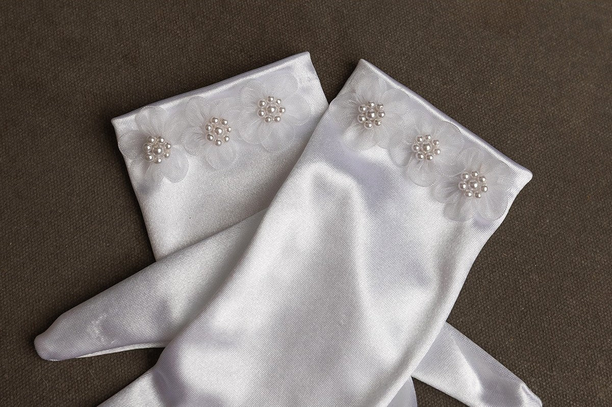 Floral Cuff Gloves