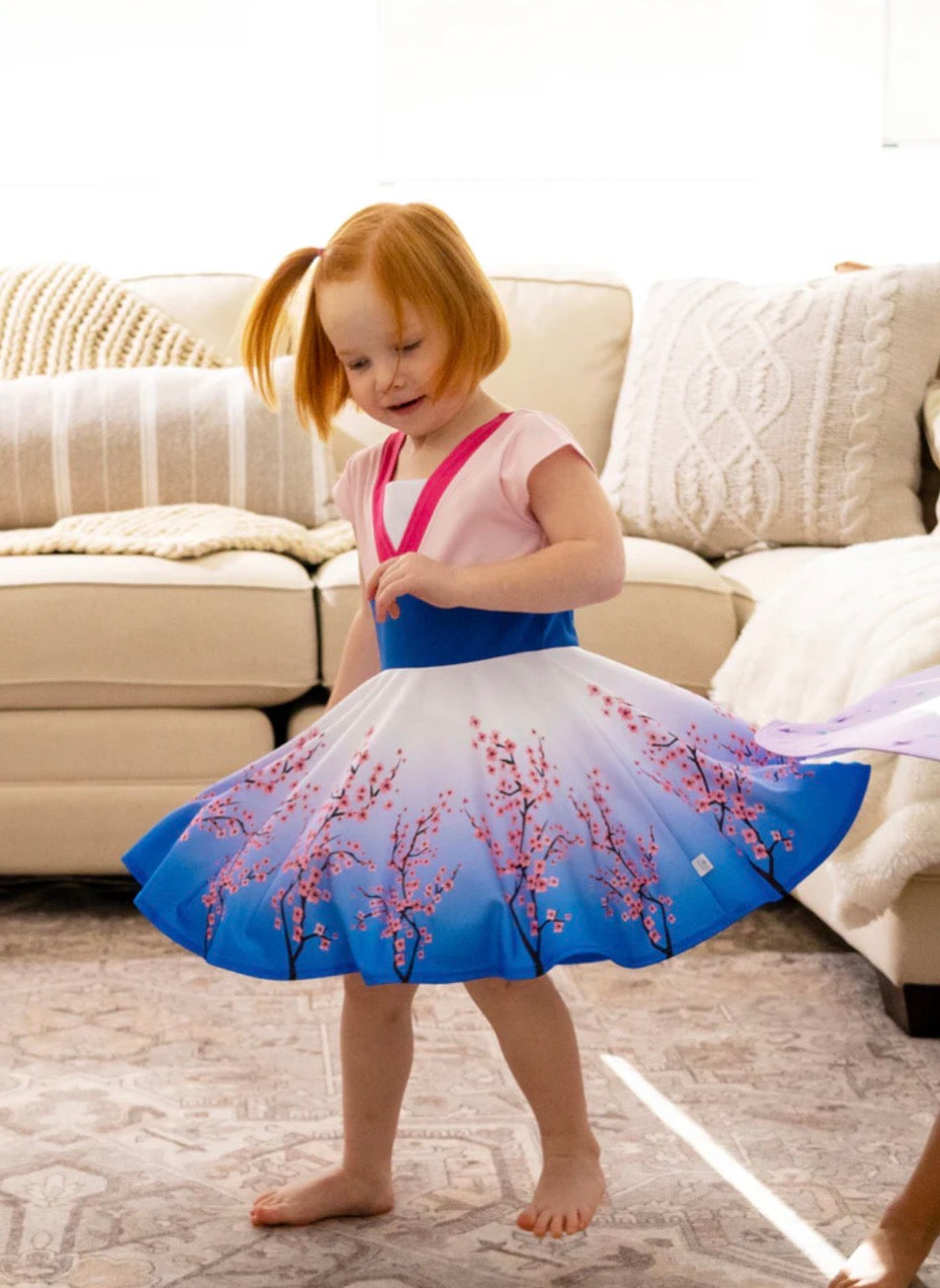 Cherry Blossom Twirl Dress
