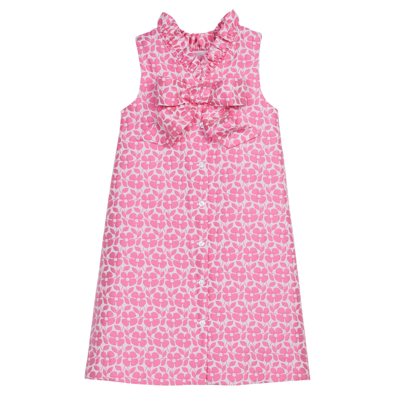 Pink Jacquard Elizabeth Dress