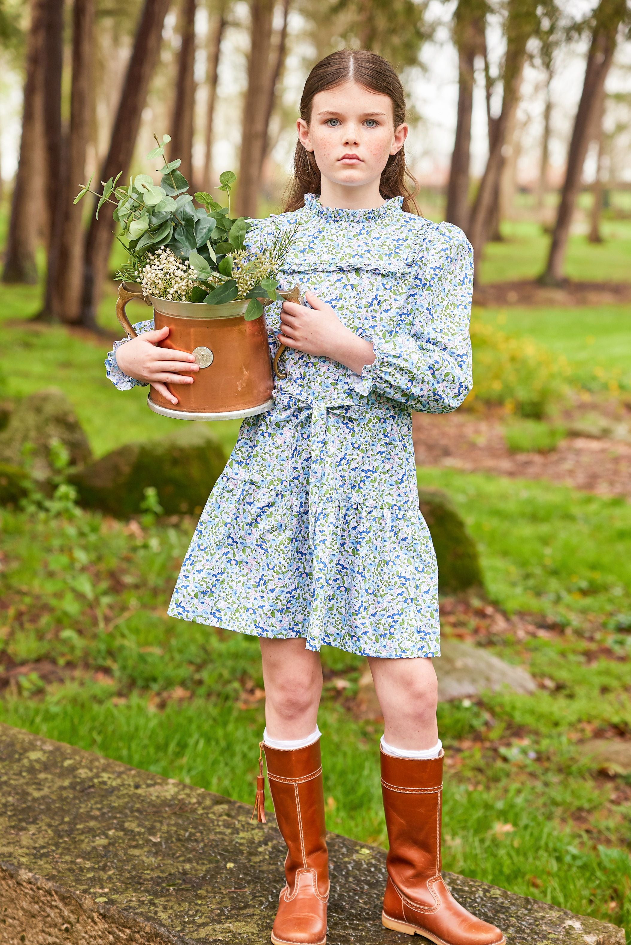 Leland Floral Carrick Dress