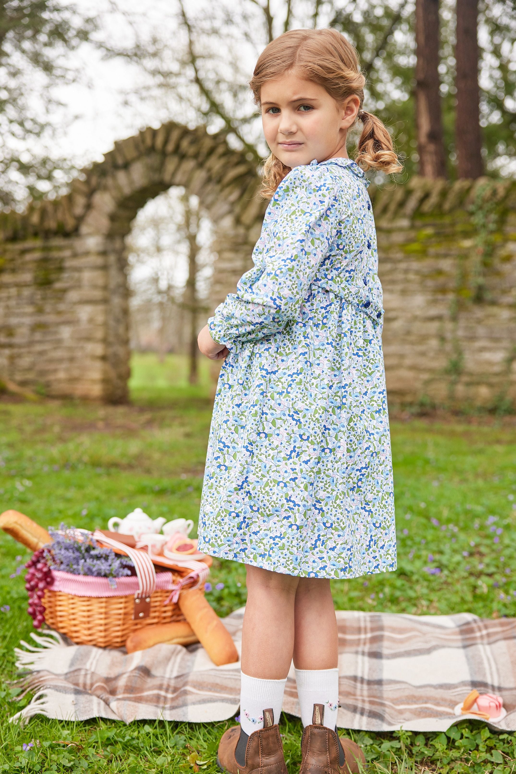 Leland Floral Caroline Dress