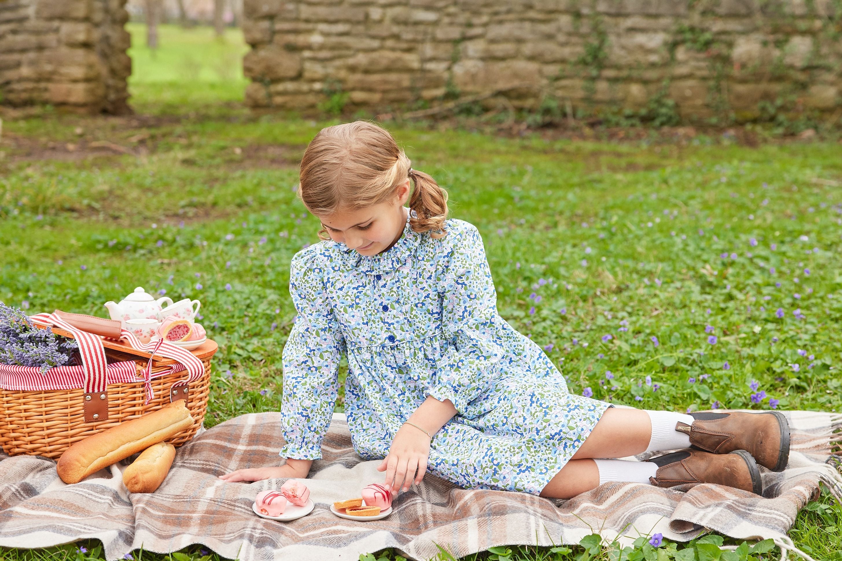 Leland Floral Caroline Dress