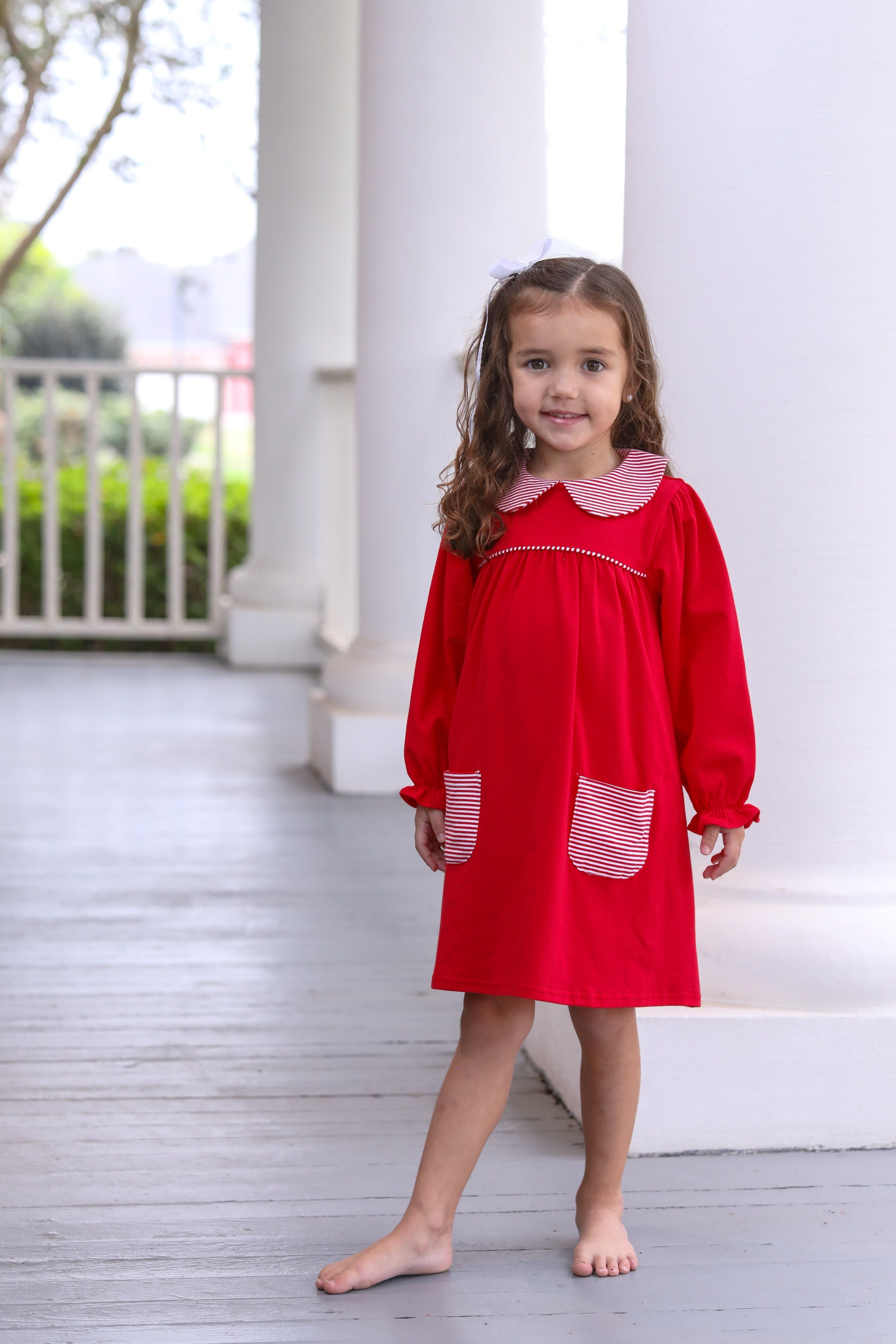 Red Abigail Pima Dress