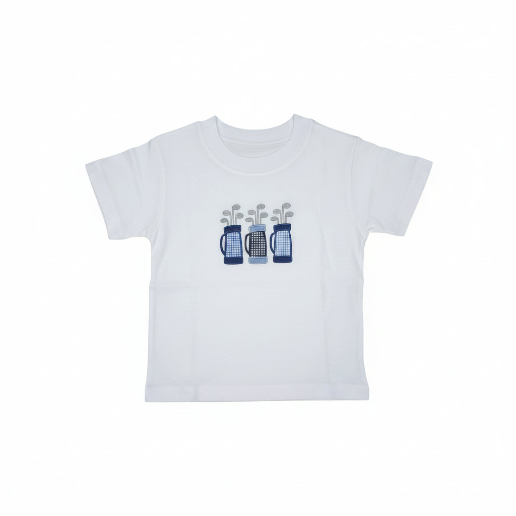 White Golf Shirt