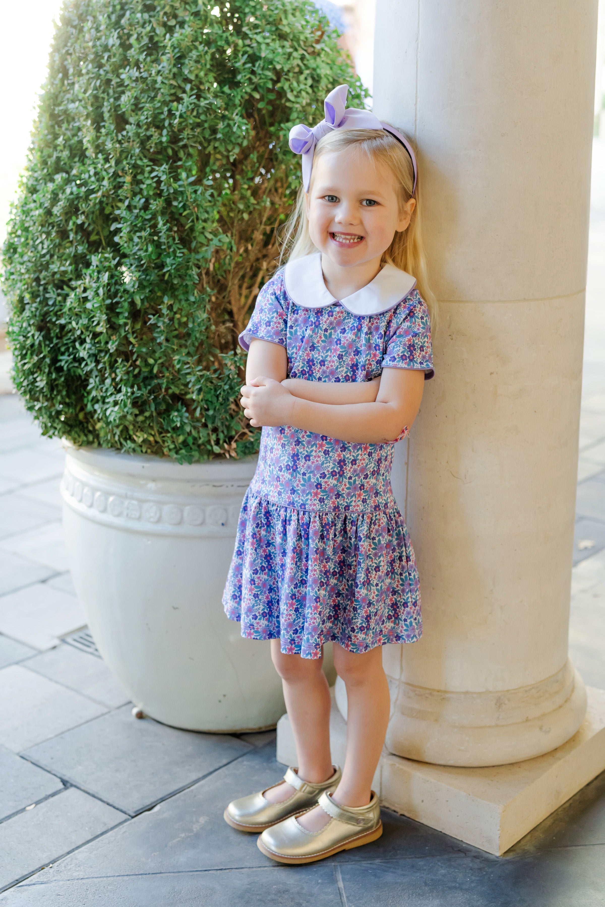 Blackberry Floral Libby Dress