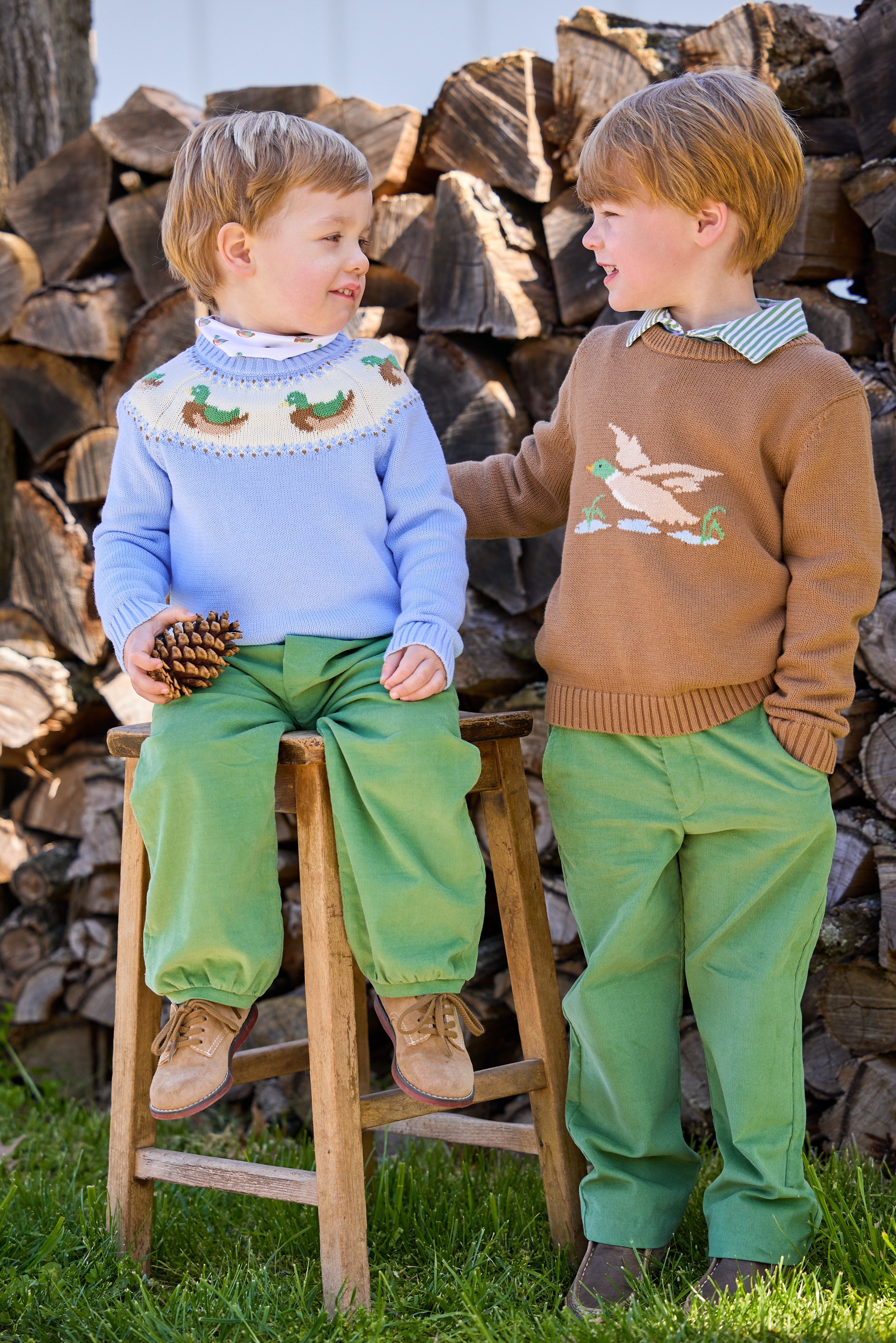 Blue Mallard Fair Isle Sweater