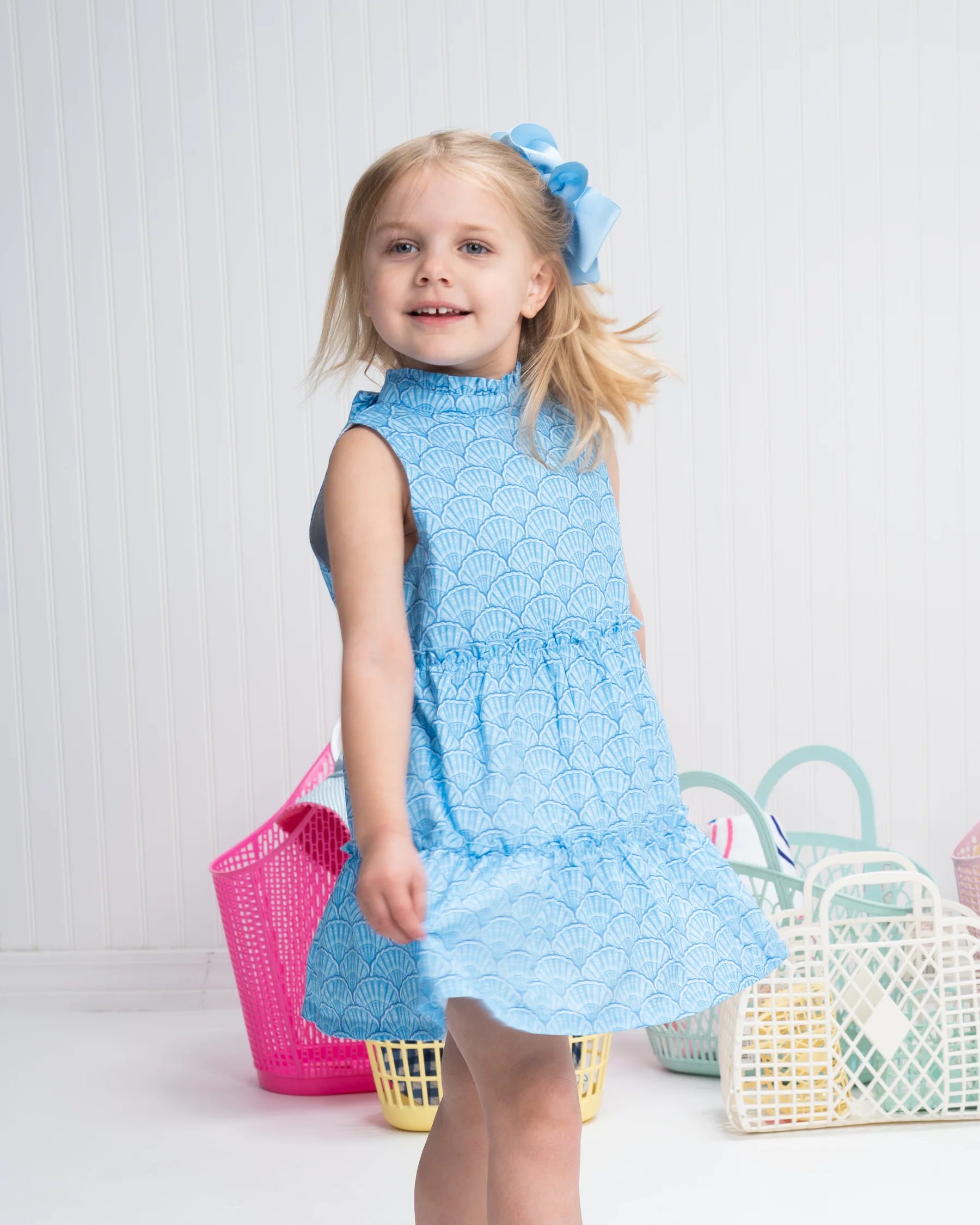 Blue Shells Addison Dress
