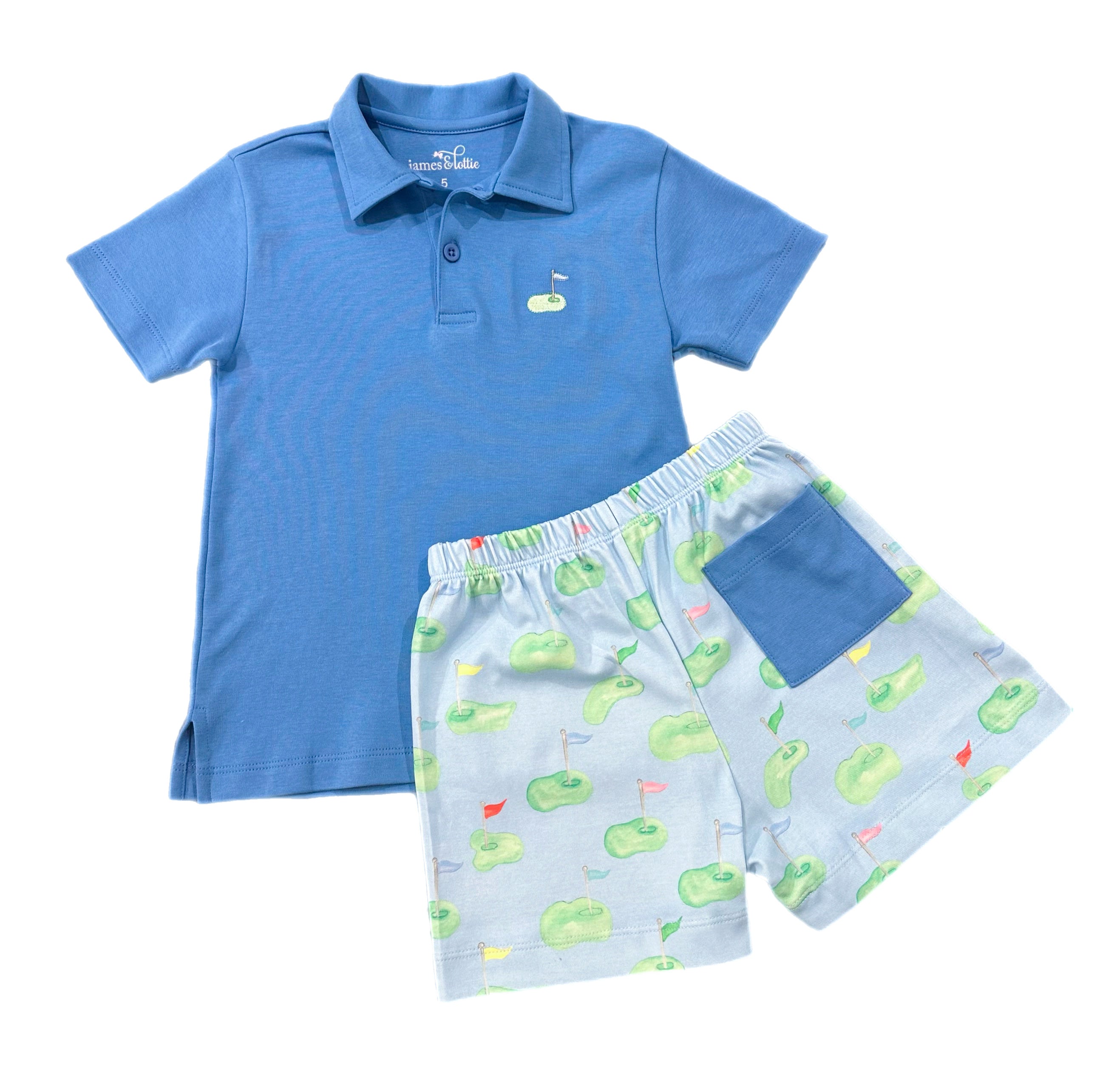Blue Golf Polo