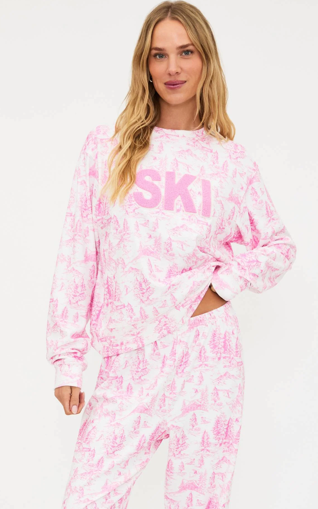 Pink Toile Cassia Top