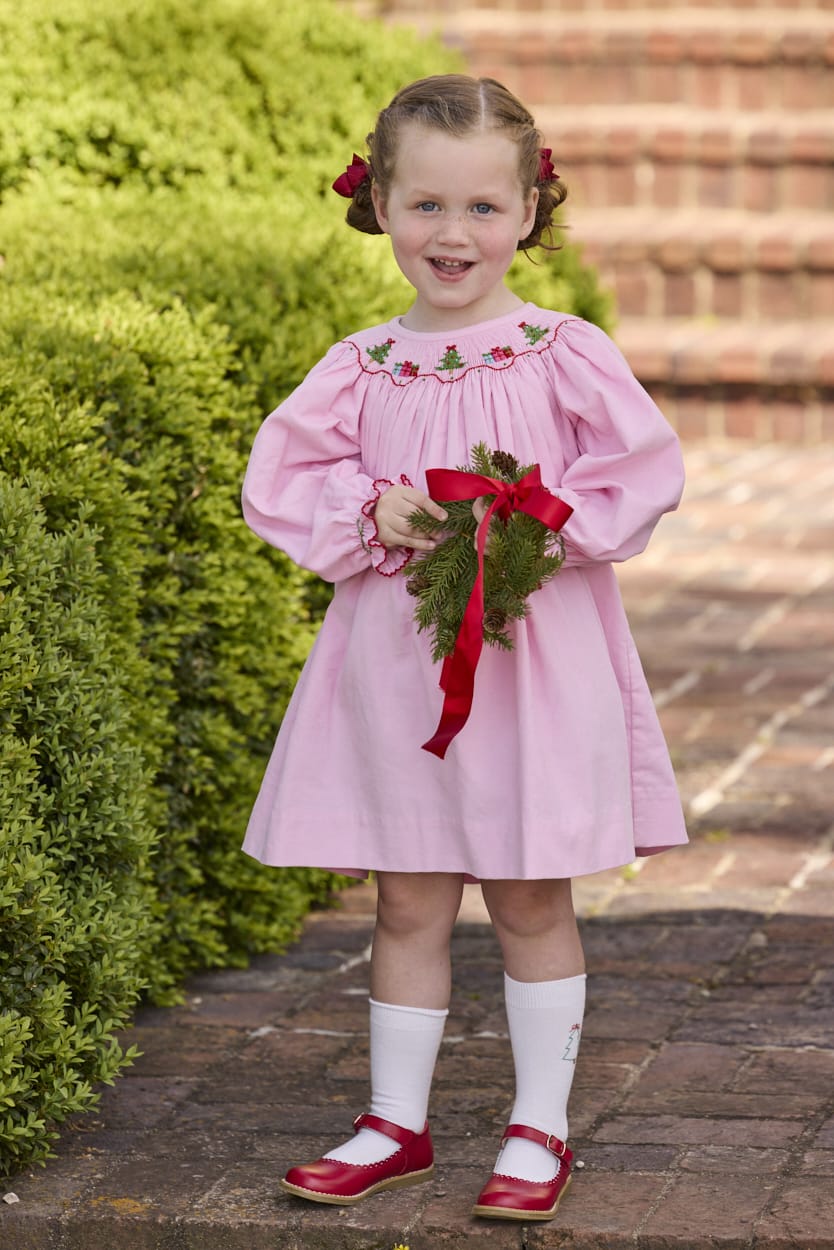 Holly Days Bishop Dress