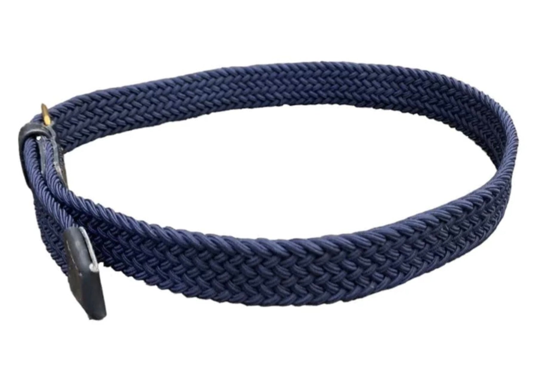 Navy Braided Belt