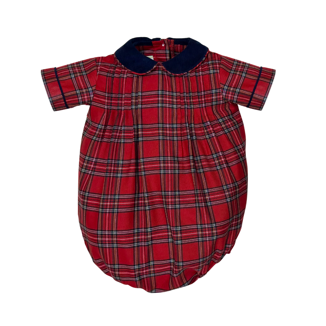 Red Plaid Bennet Bubble