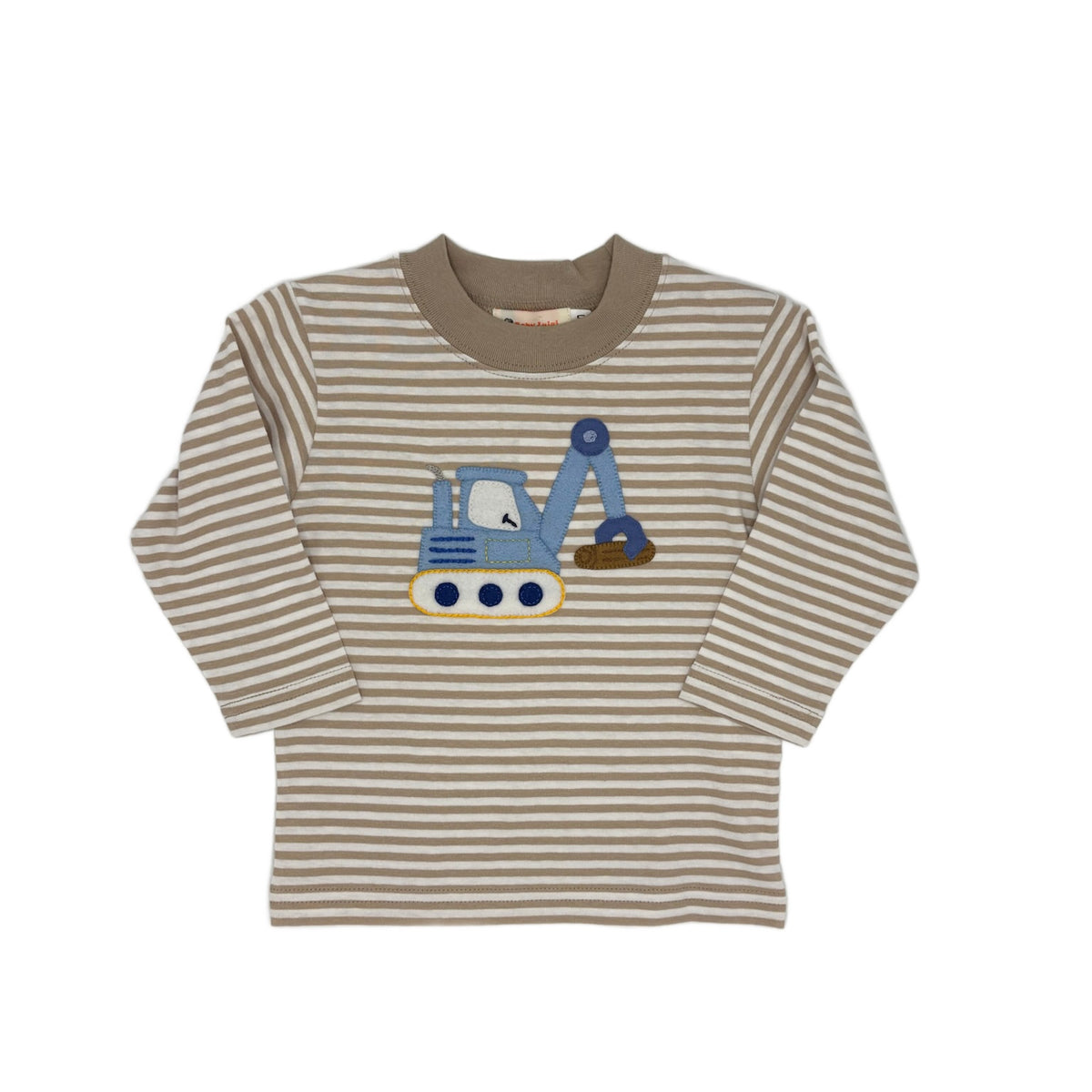 Tan Stripe Logging Shirt