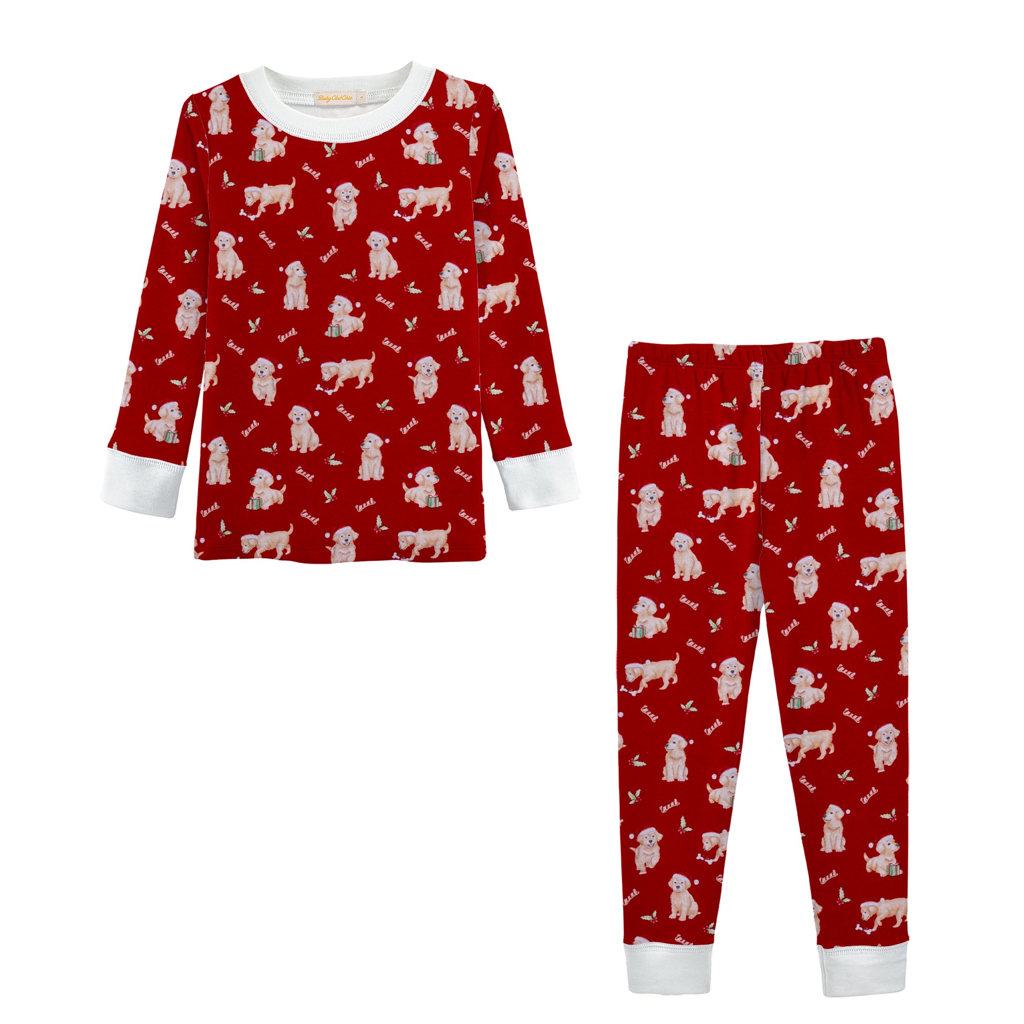 Golden Christmas Pajamas