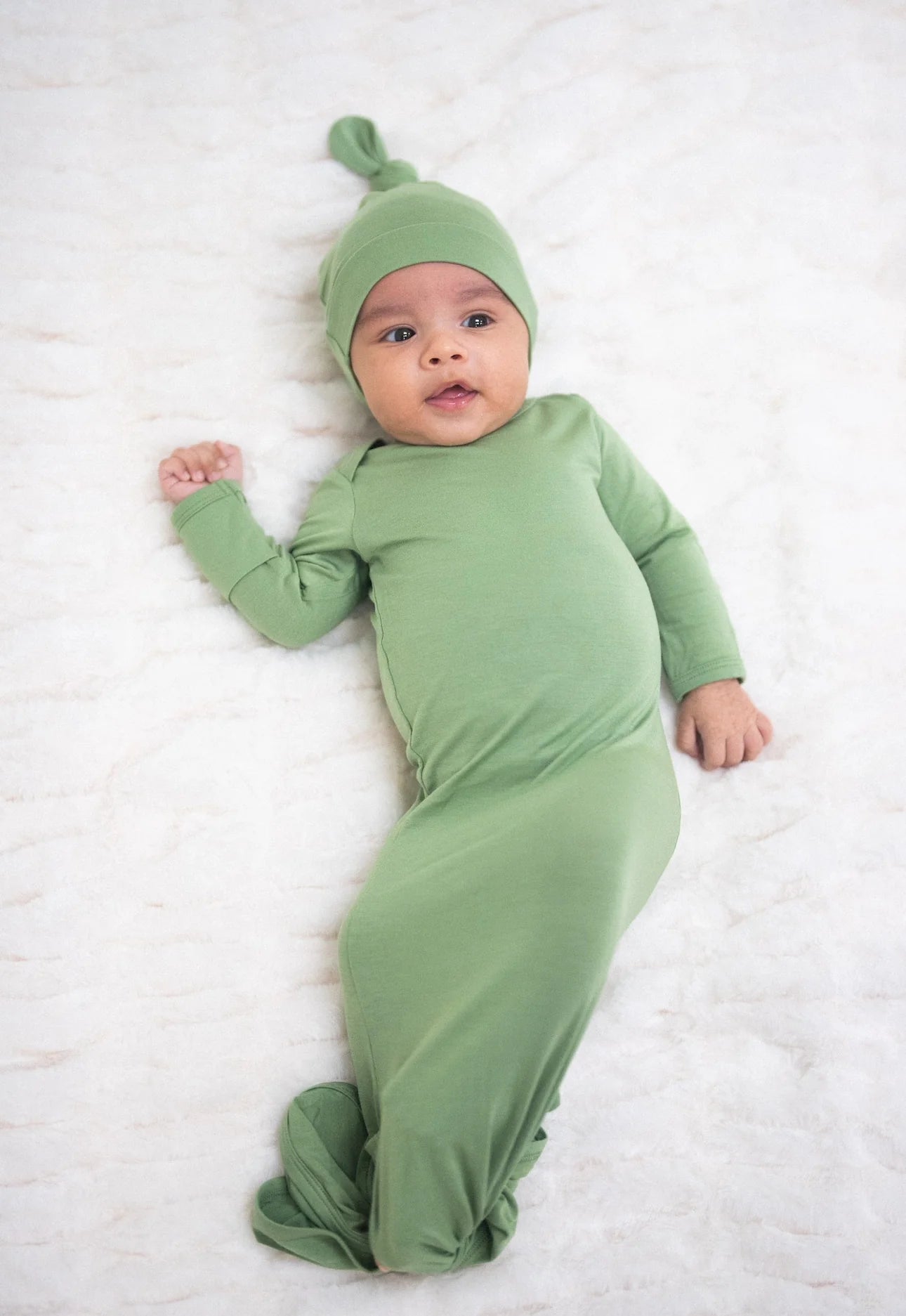 Evergreen Gown Set