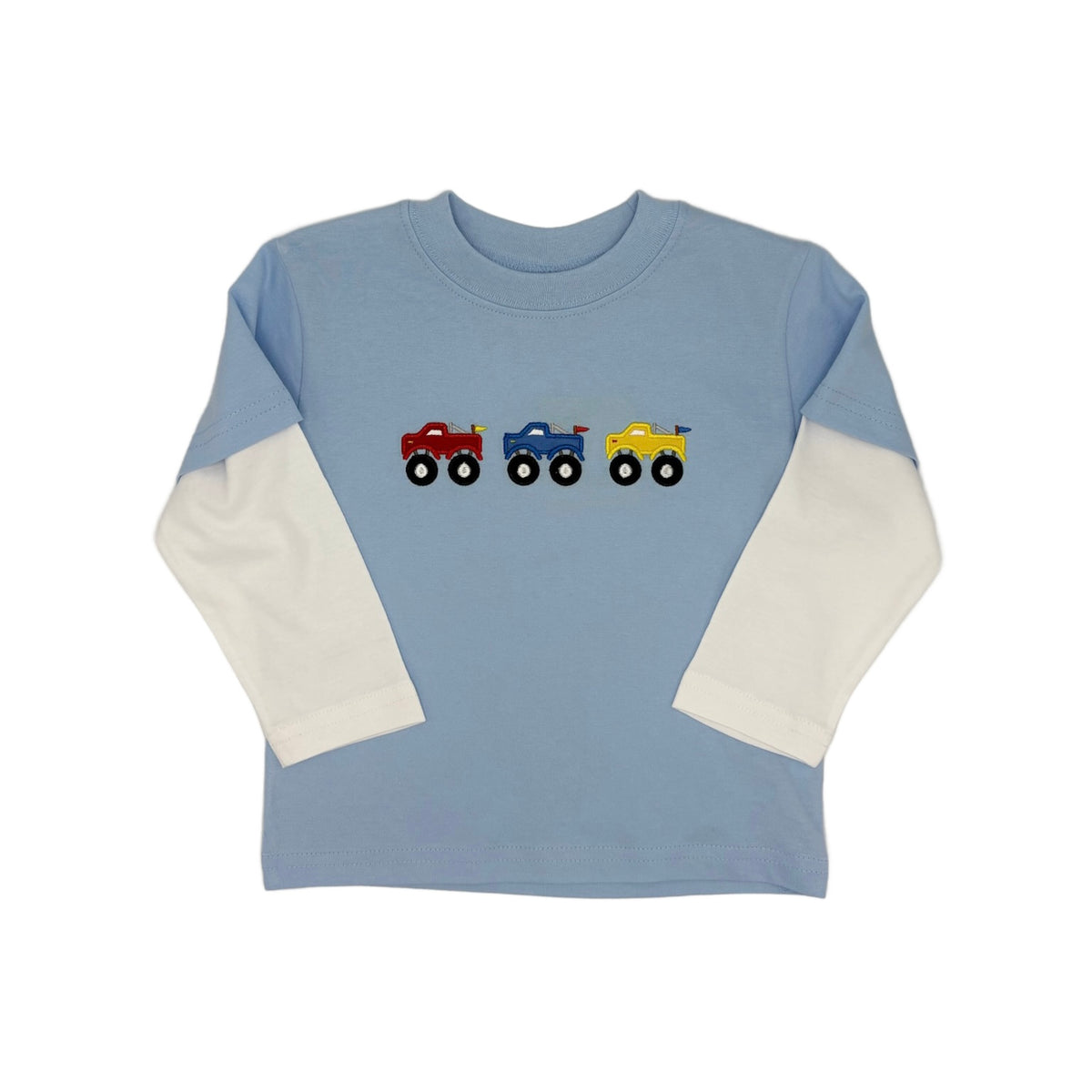 Blue Monster Truck Trio Shirt