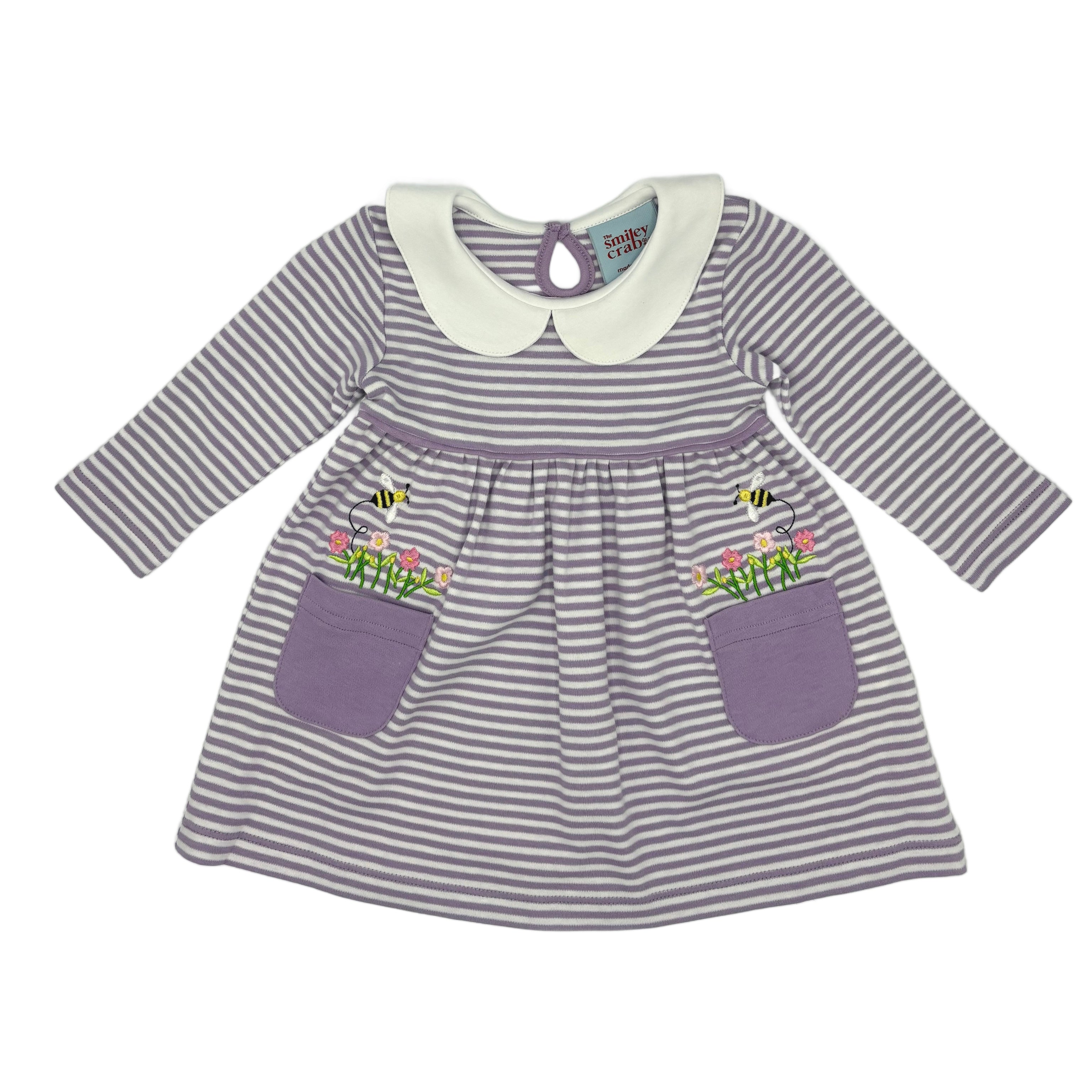 Purple Stripe Bee Dress