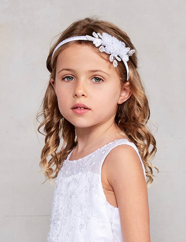 Organza Flower Headband
