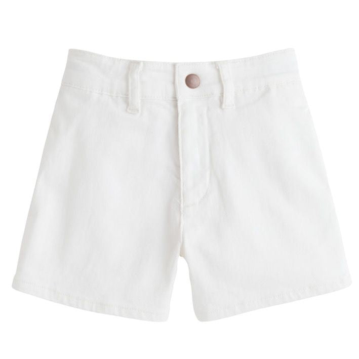 White Denim Shorts