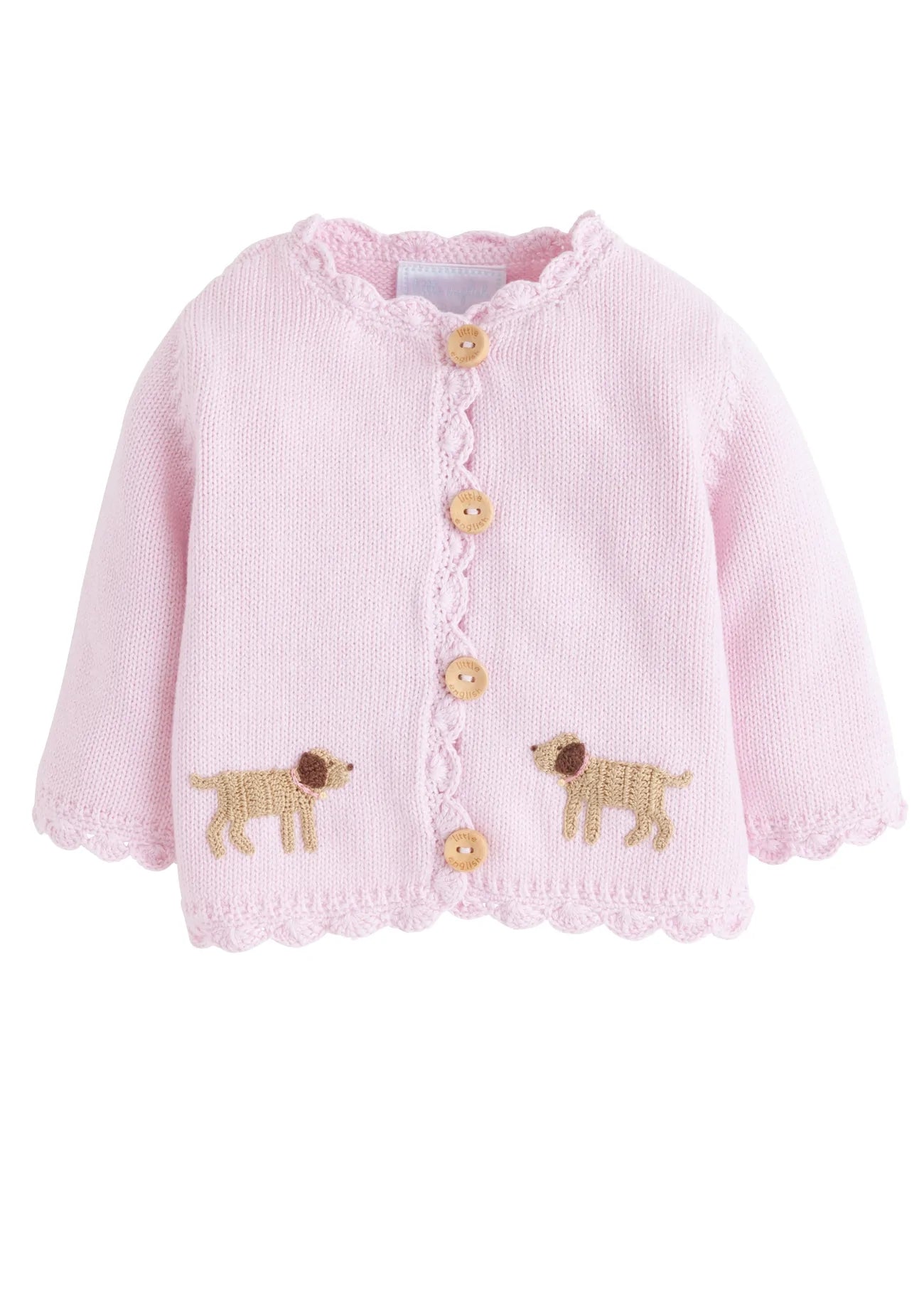 Pink Lab Crochet Sweater